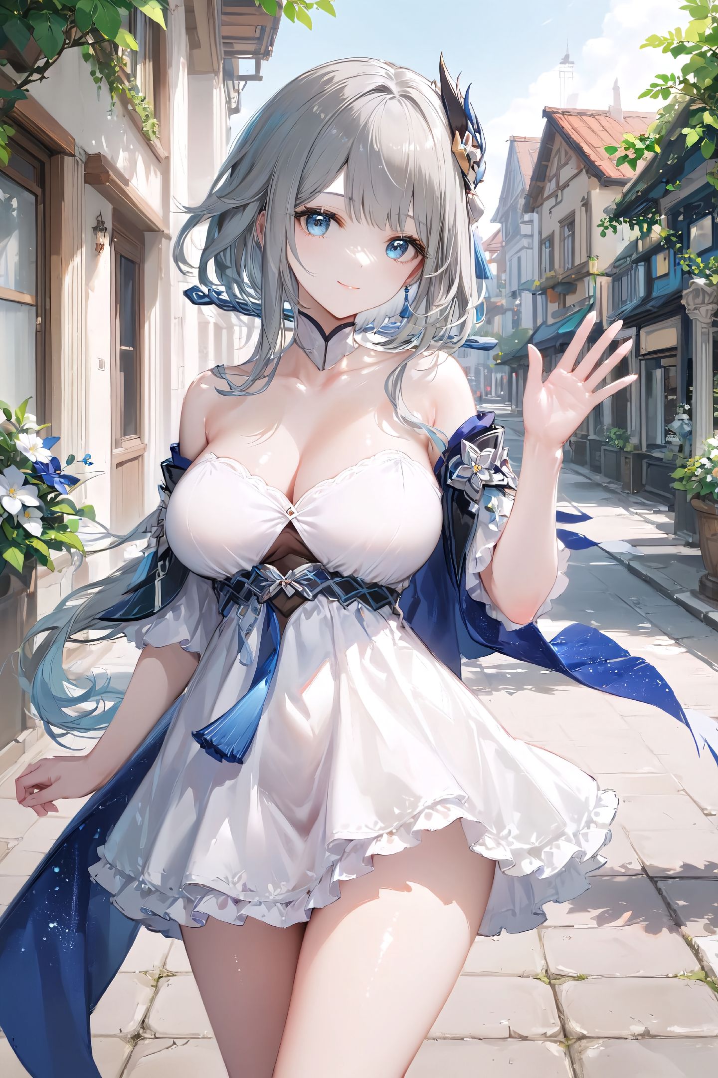 原神 归钟 二次元少女 裙子,第1张