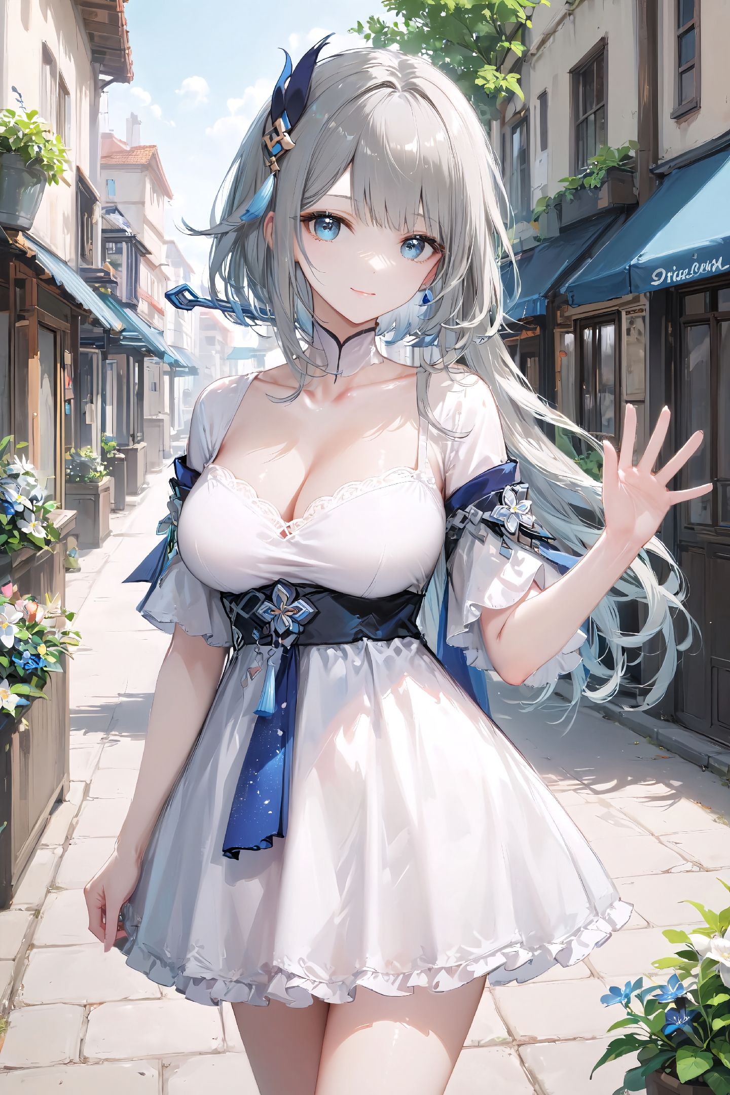 原神 归钟 二次元少女 裙子,第2张