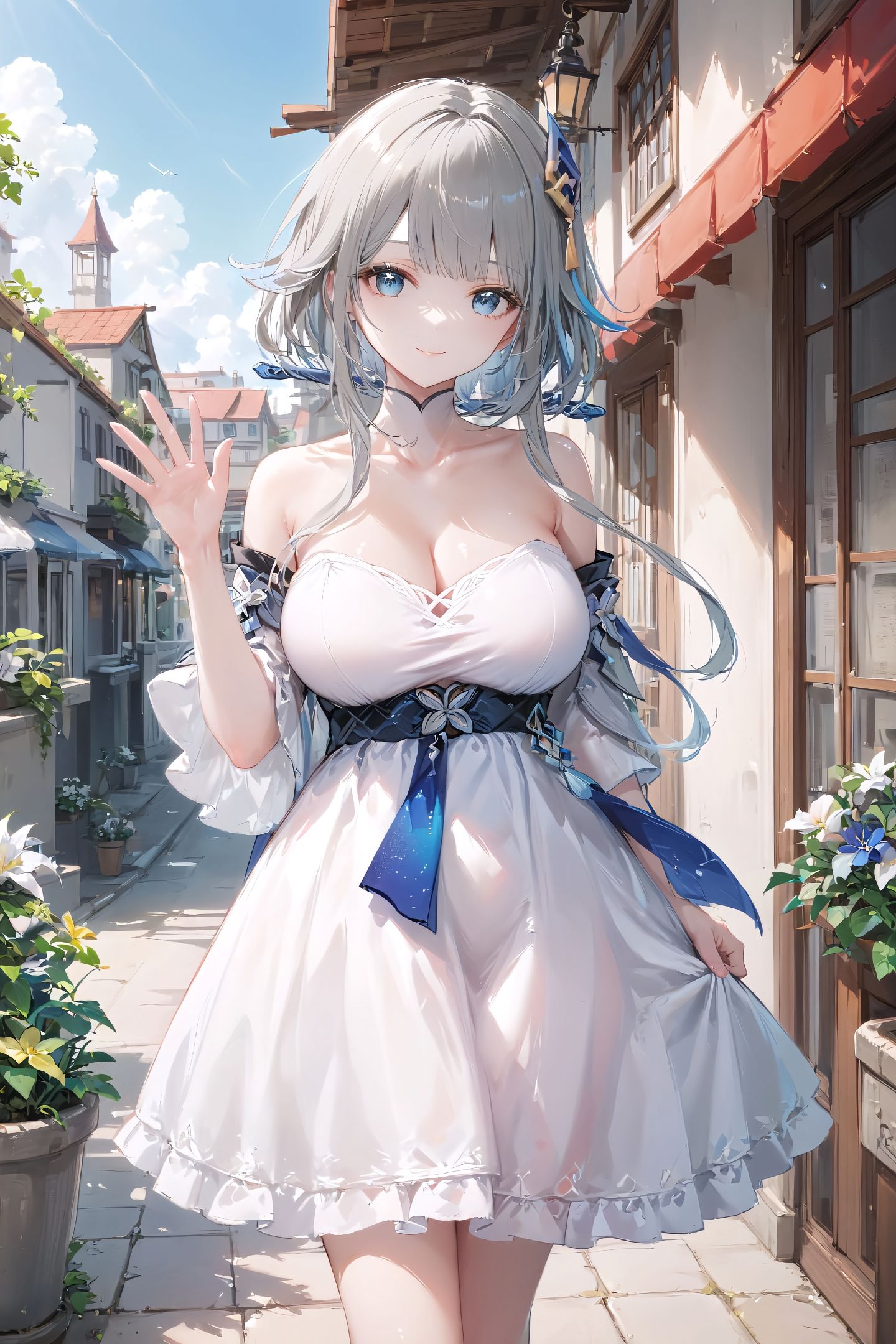 原神 归钟 二次元少女 裙子,第3张