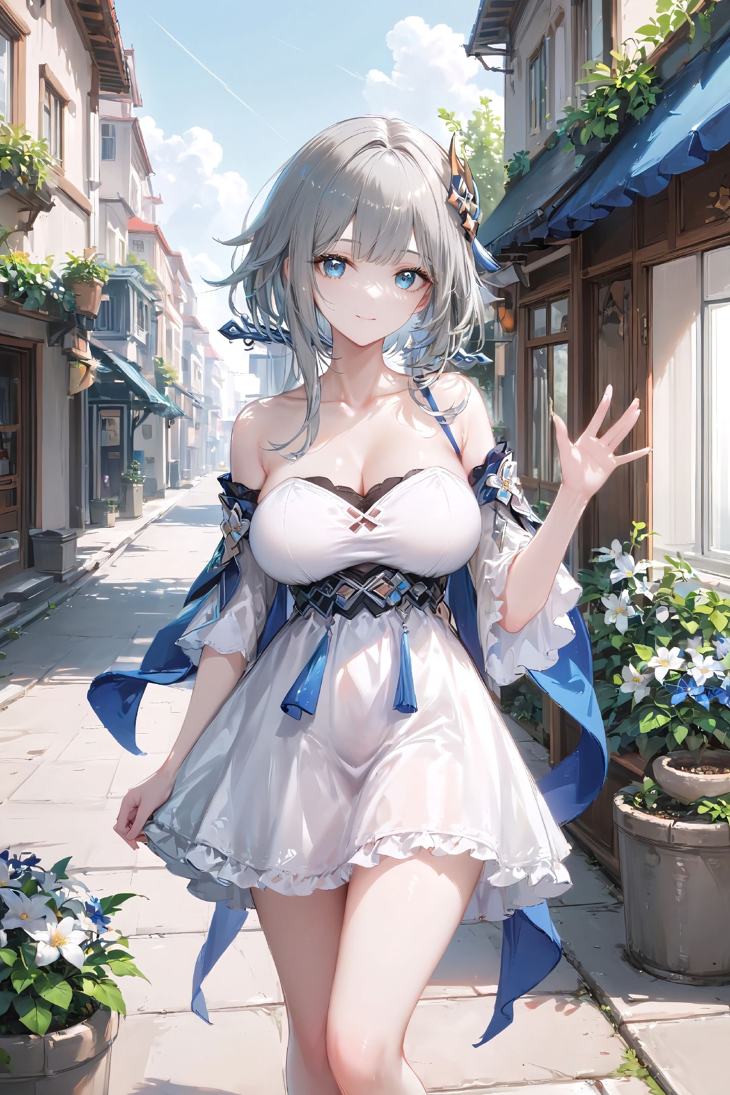 原神 归钟 二次元少女 裙子,第4张