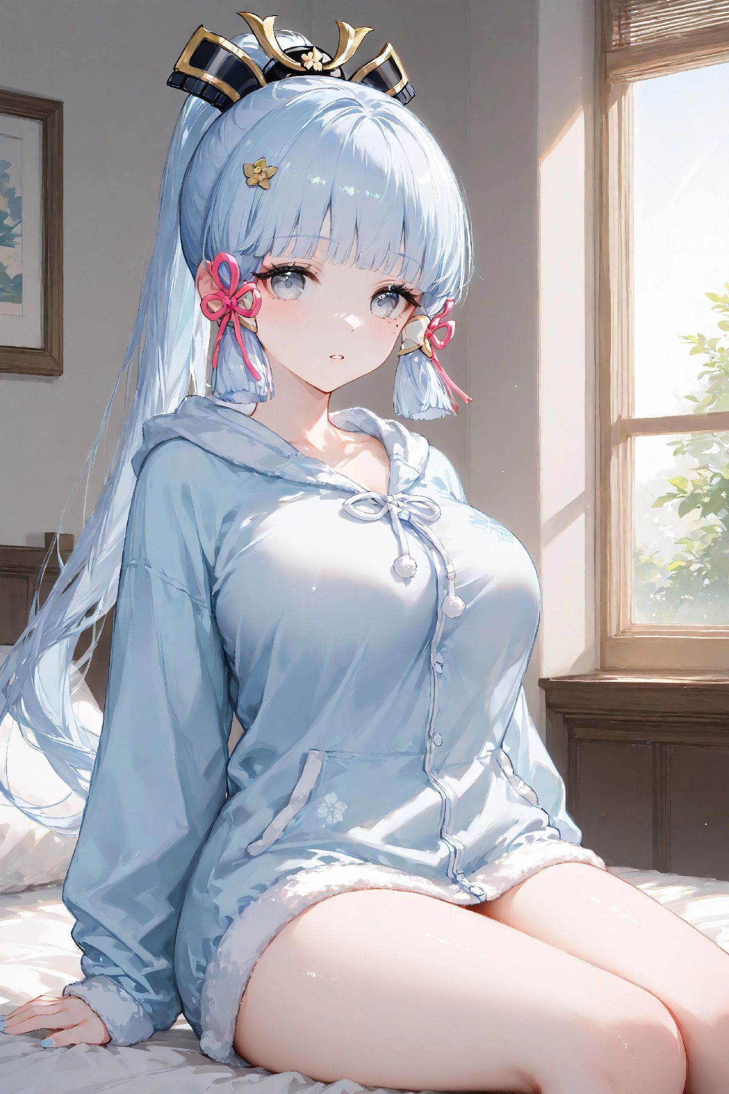 【原神 神里绫华】二次元少女 睡衣 可爱,第2张