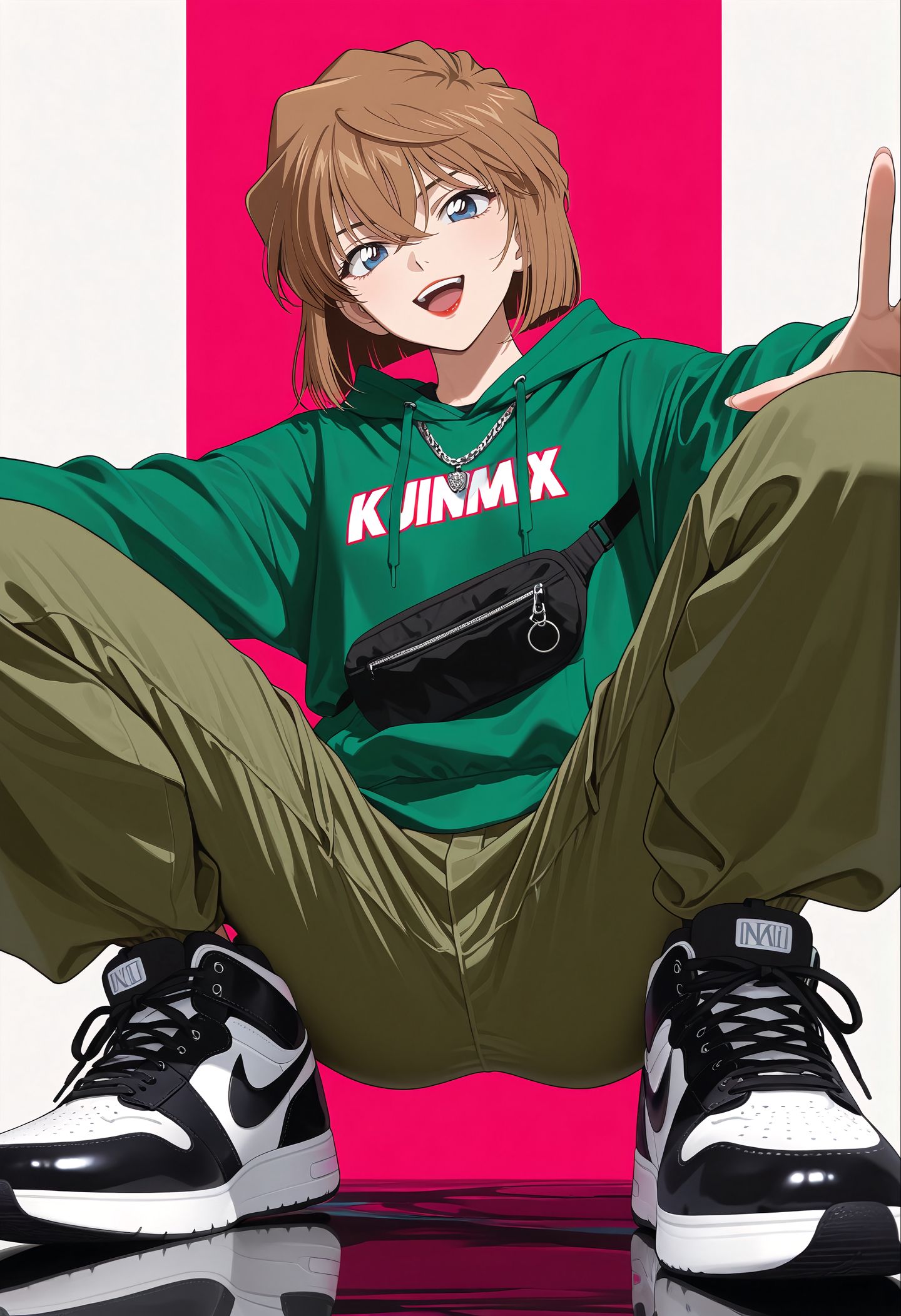 名侦探柯南系列 街头穿搭 次元潮牌穿搭 大长腿小蛮腰,第2张