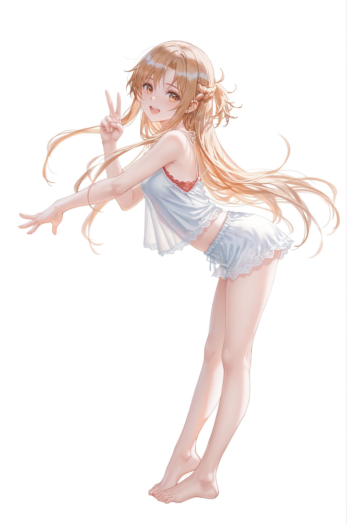 换装亚丝娜 立绘 二次元少女 刀剑神域 AI绘画,第2张