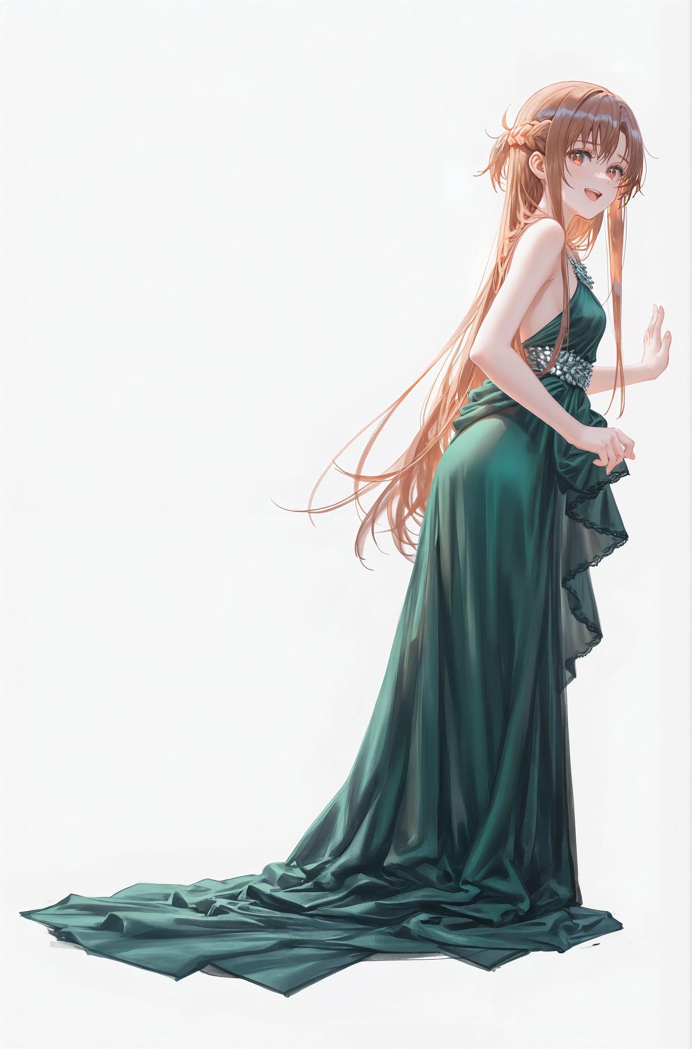 换装亚丝娜 立绘 二次元少女 刀剑神域 AI绘画,第5张