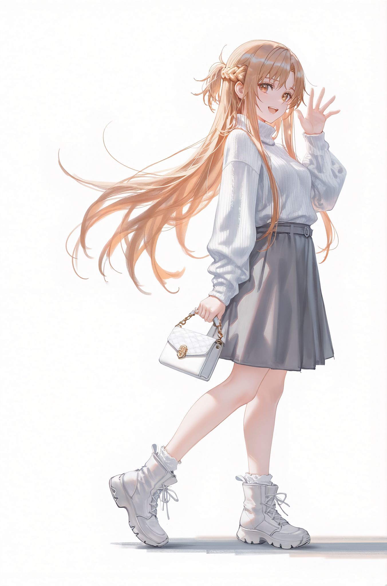 换装亚丝娜 立绘 二次元少女 刀剑神域 AI绘画,第7张