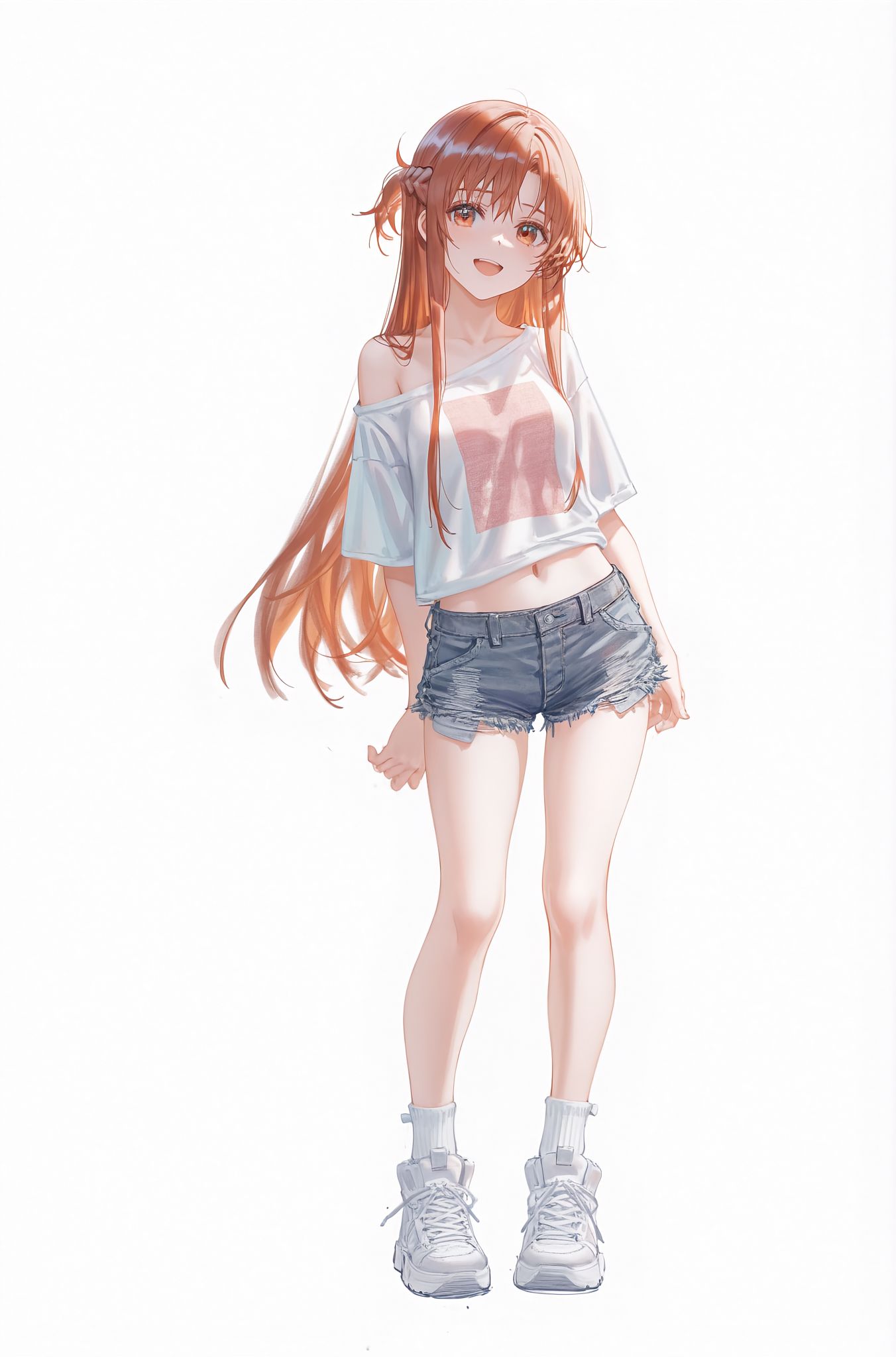 换装亚丝娜 立绘 二次元少女 刀剑神域 AI绘画,第6张