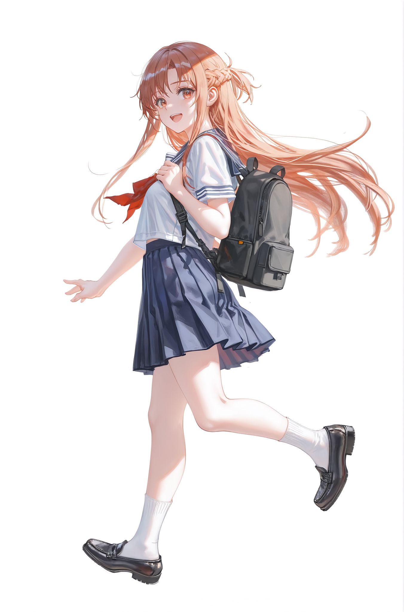 换装亚丝娜 立绘 二次元少女 刀剑神域 AI绘画,第4张