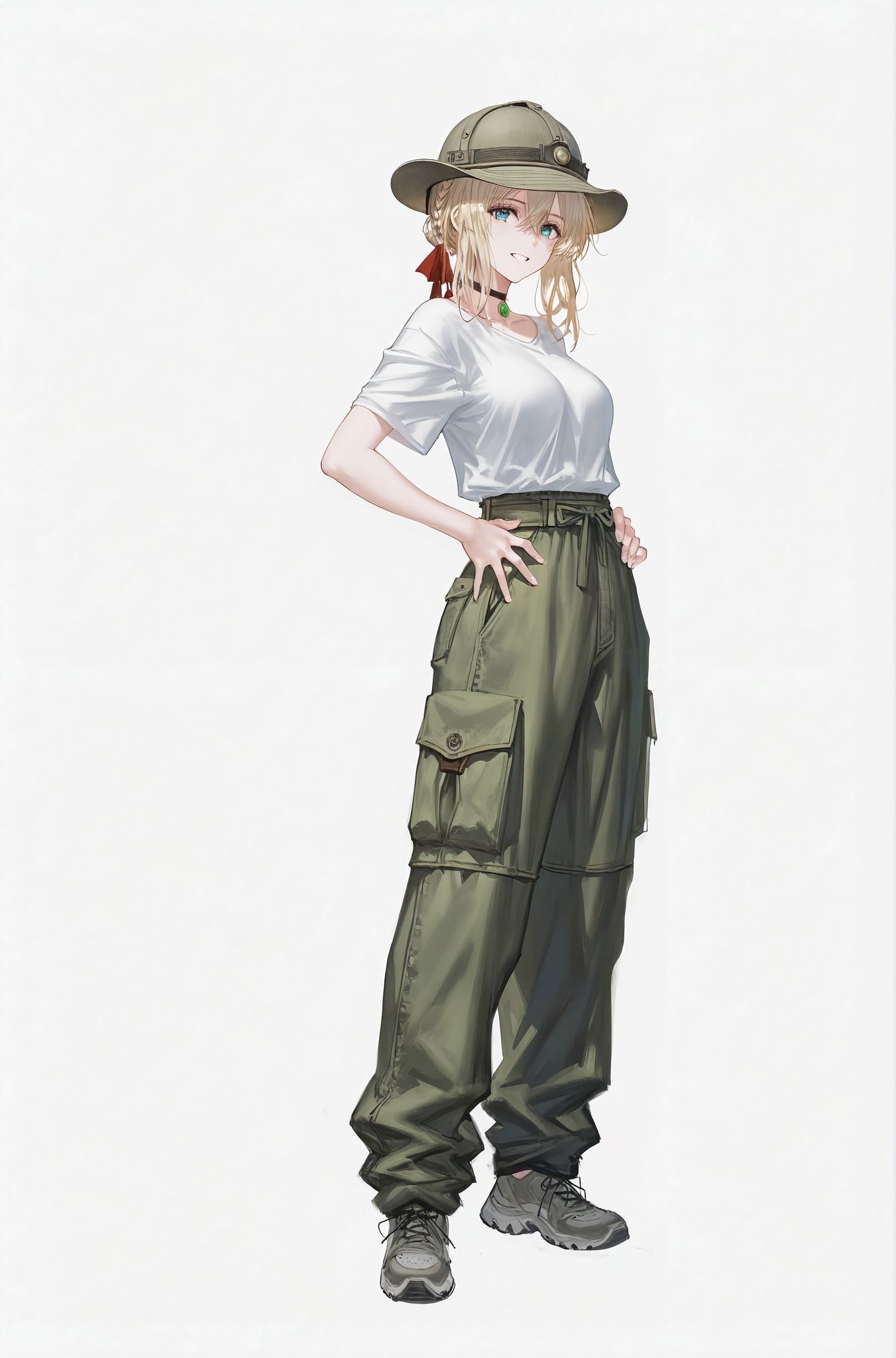 换装薇尔莉特 好看 紫罗兰永恒花园 立绘 二次元少女 AI绘画,第4张
