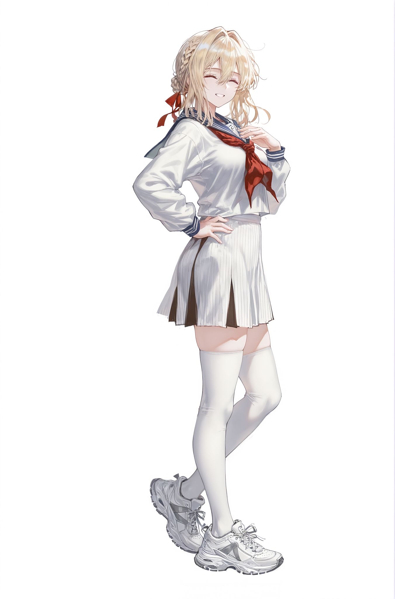 换装薇尔莉特 好看 紫罗兰永恒花园 立绘 二次元少女 AI绘画,第6张