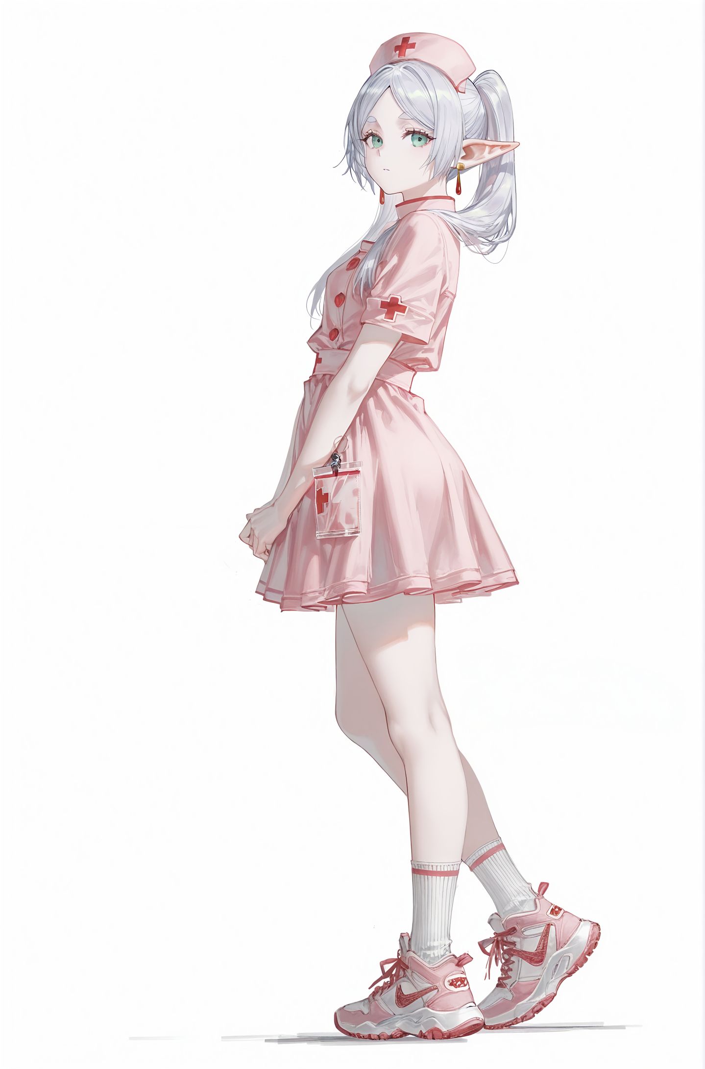 变装芙莉莲 AI绘画 二次元 立绘,第2张