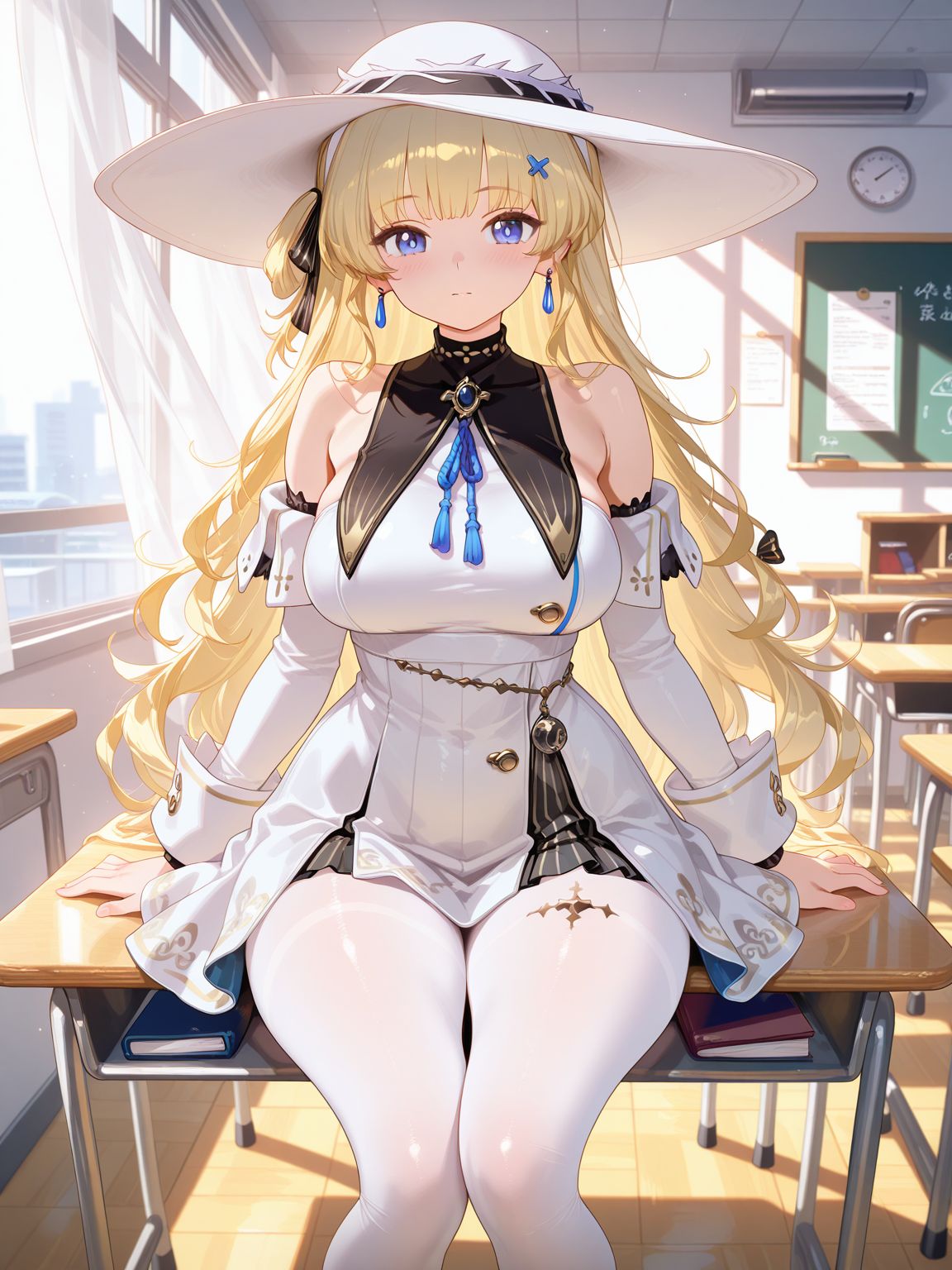 【鸣潮 菲比】美图收藏分享 二次元图片壁纸 萌系 校园 教室,第1张