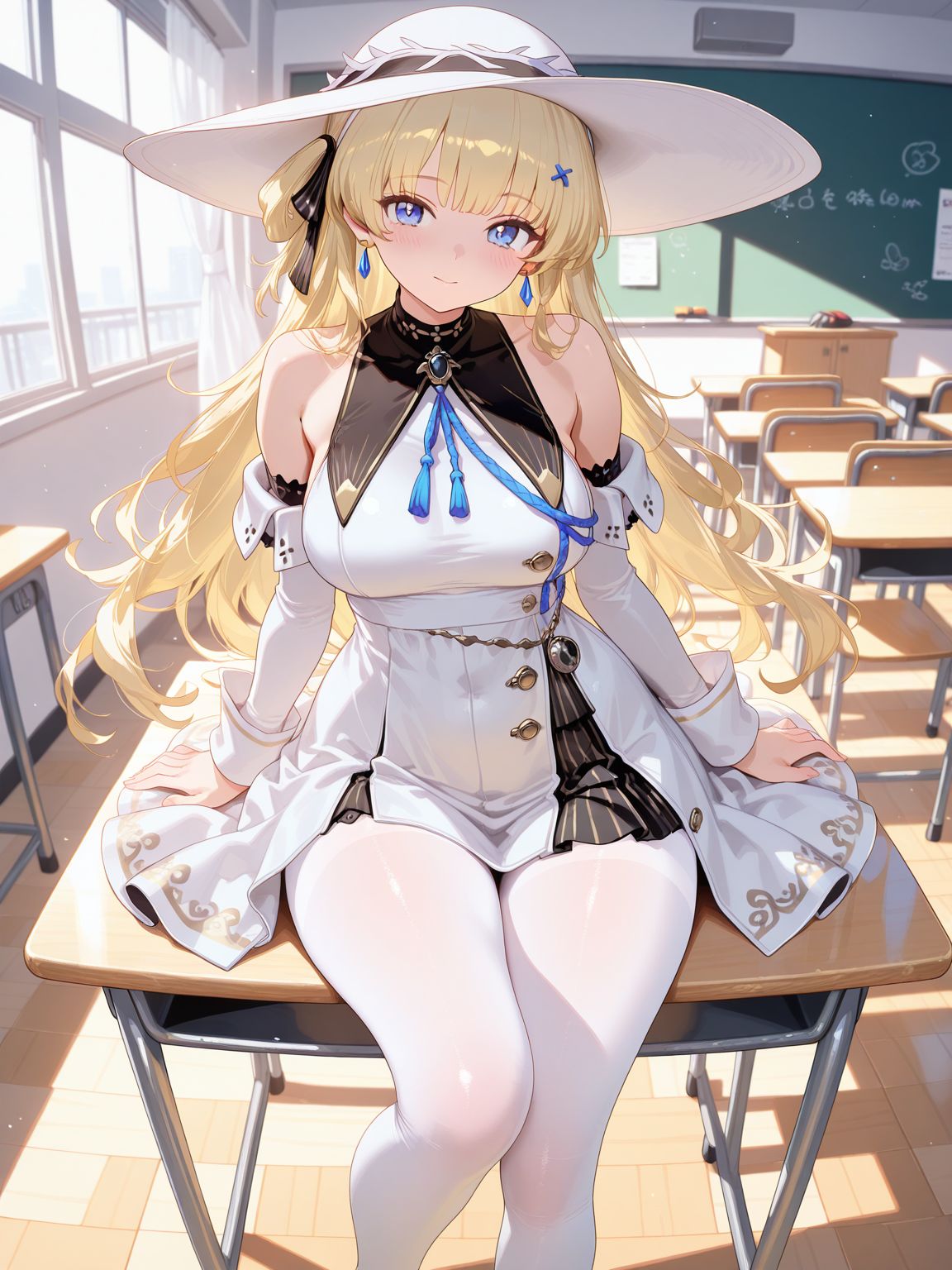 【鸣潮 菲比】美图收藏分享 二次元图片壁纸 萌系 校园 教室,第2张