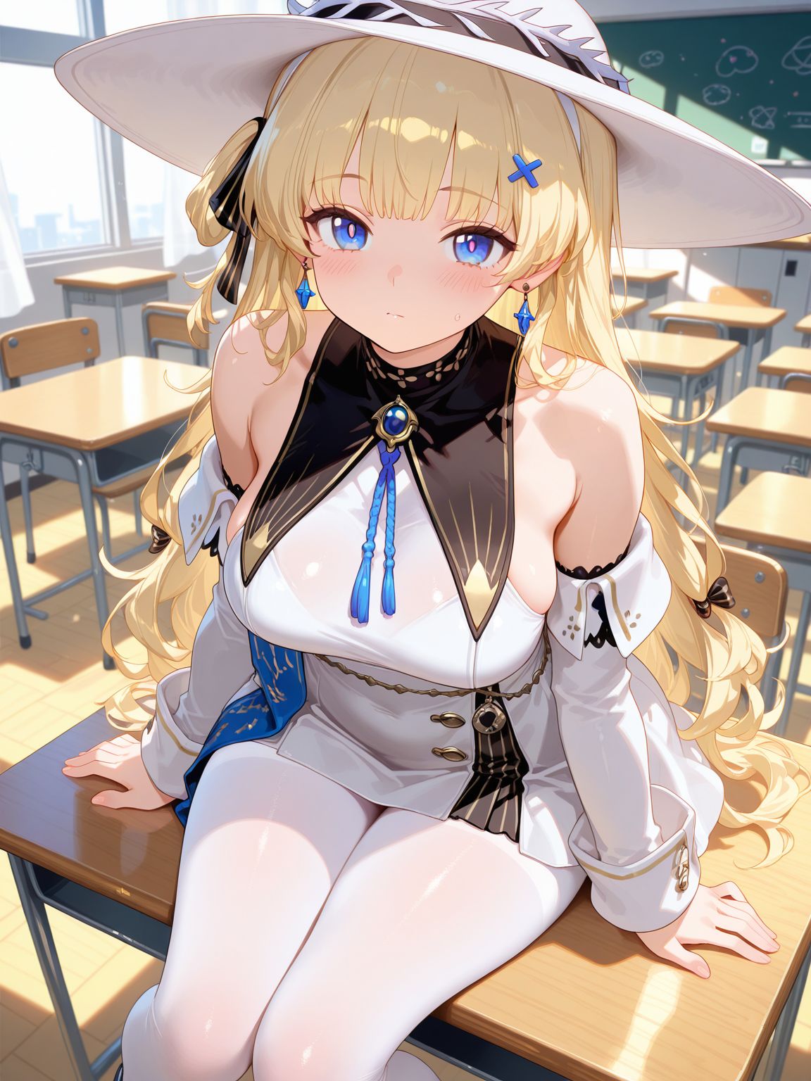 【鸣潮 菲比】美图收藏分享 二次元图片壁纸 萌系 校园 教室,第3张