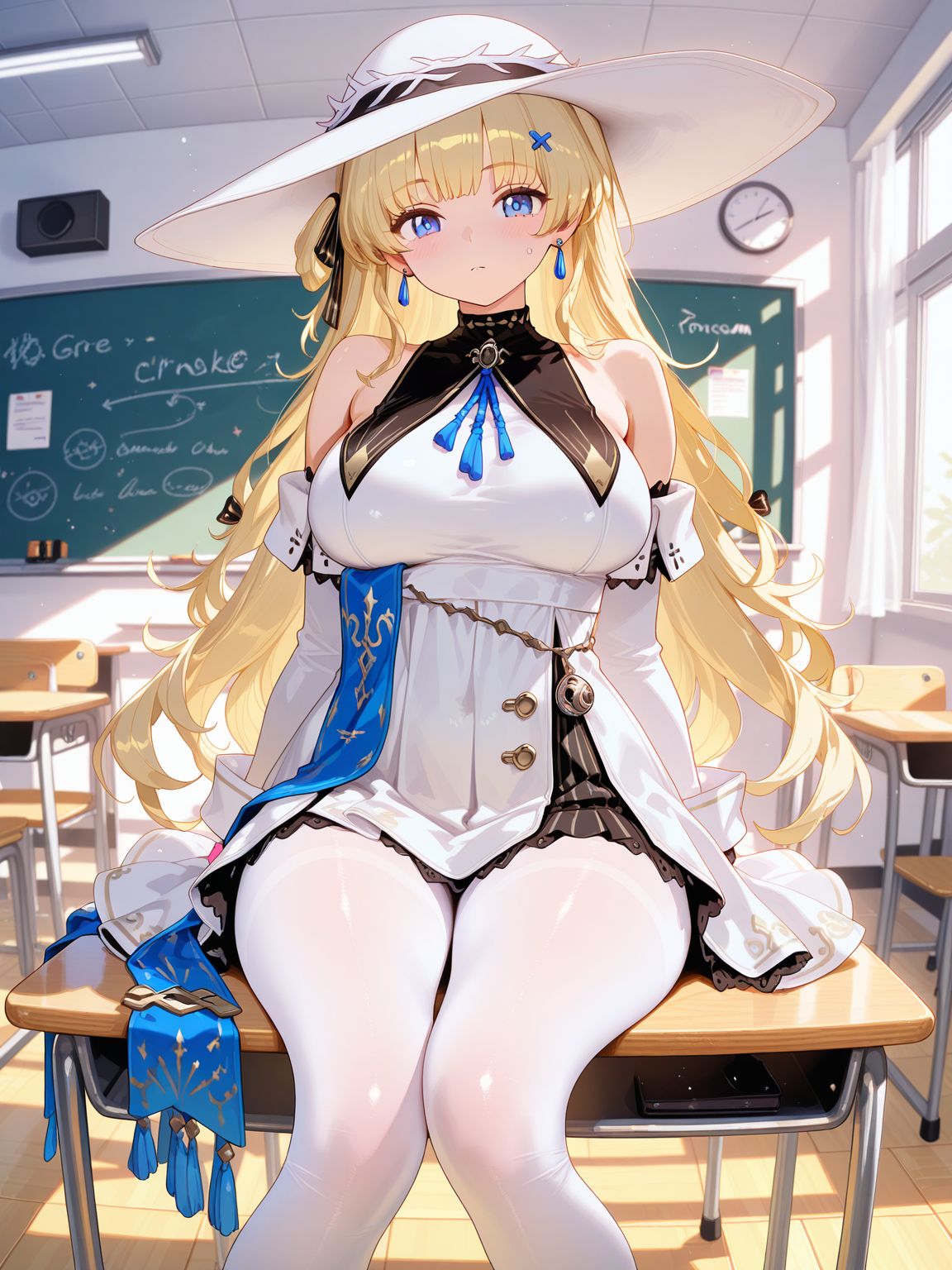【鸣潮 菲比】美图收藏分享 二次元图片壁纸 萌系 校园 教室,第4张