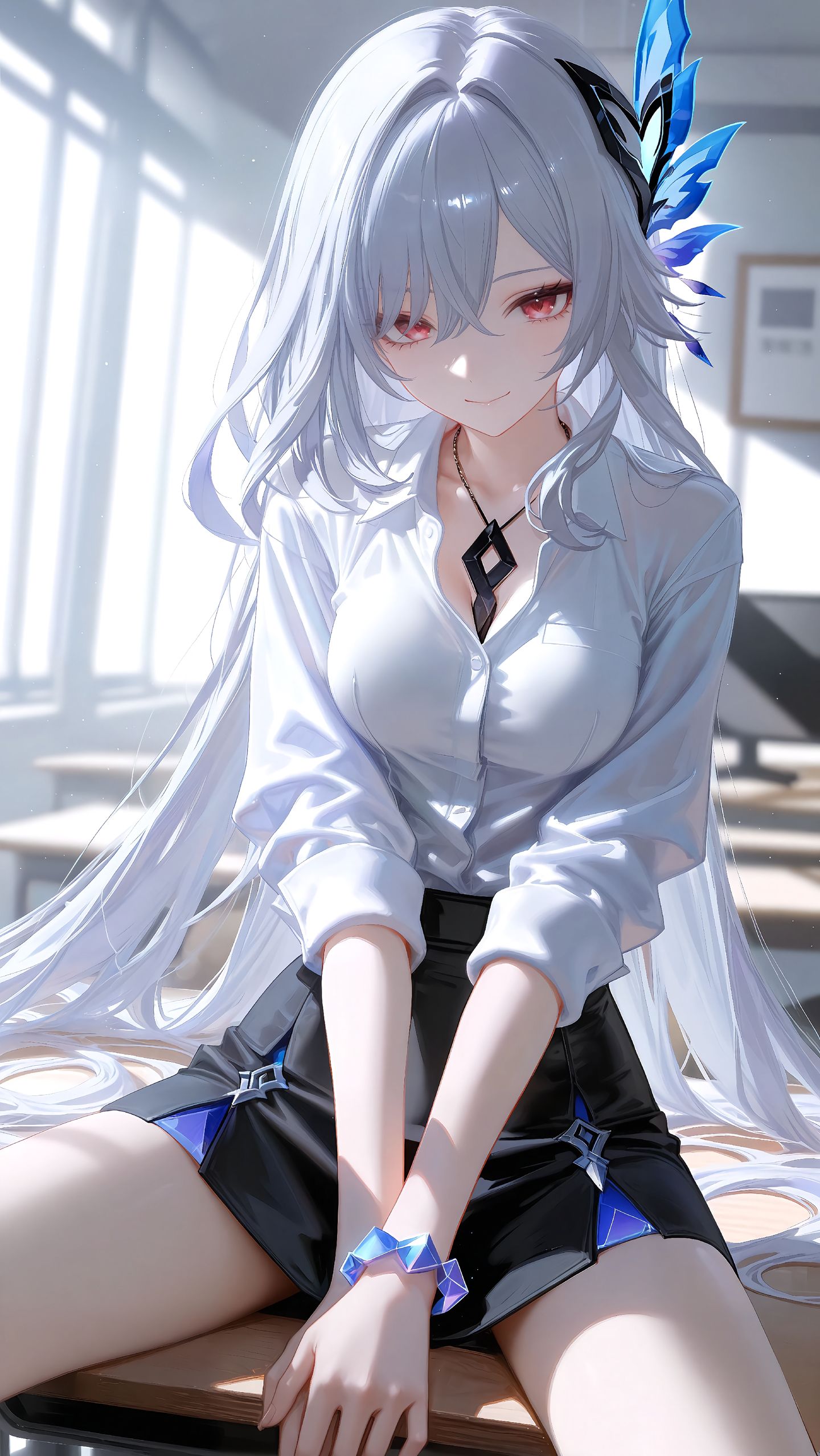 原神之办公室 原神 甘雨 凝光 心海 丝柯克,第3张