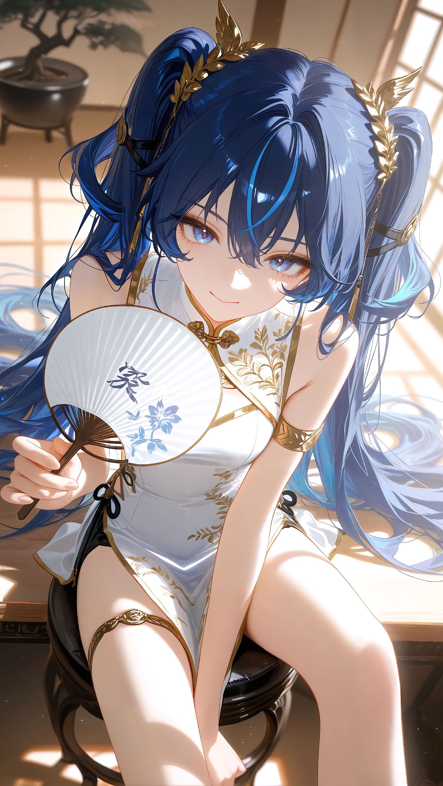 鸣潮角色穿上旗袍后~ 卡提希娅 坎特蕾拉 守岸人 尤诺,第6张