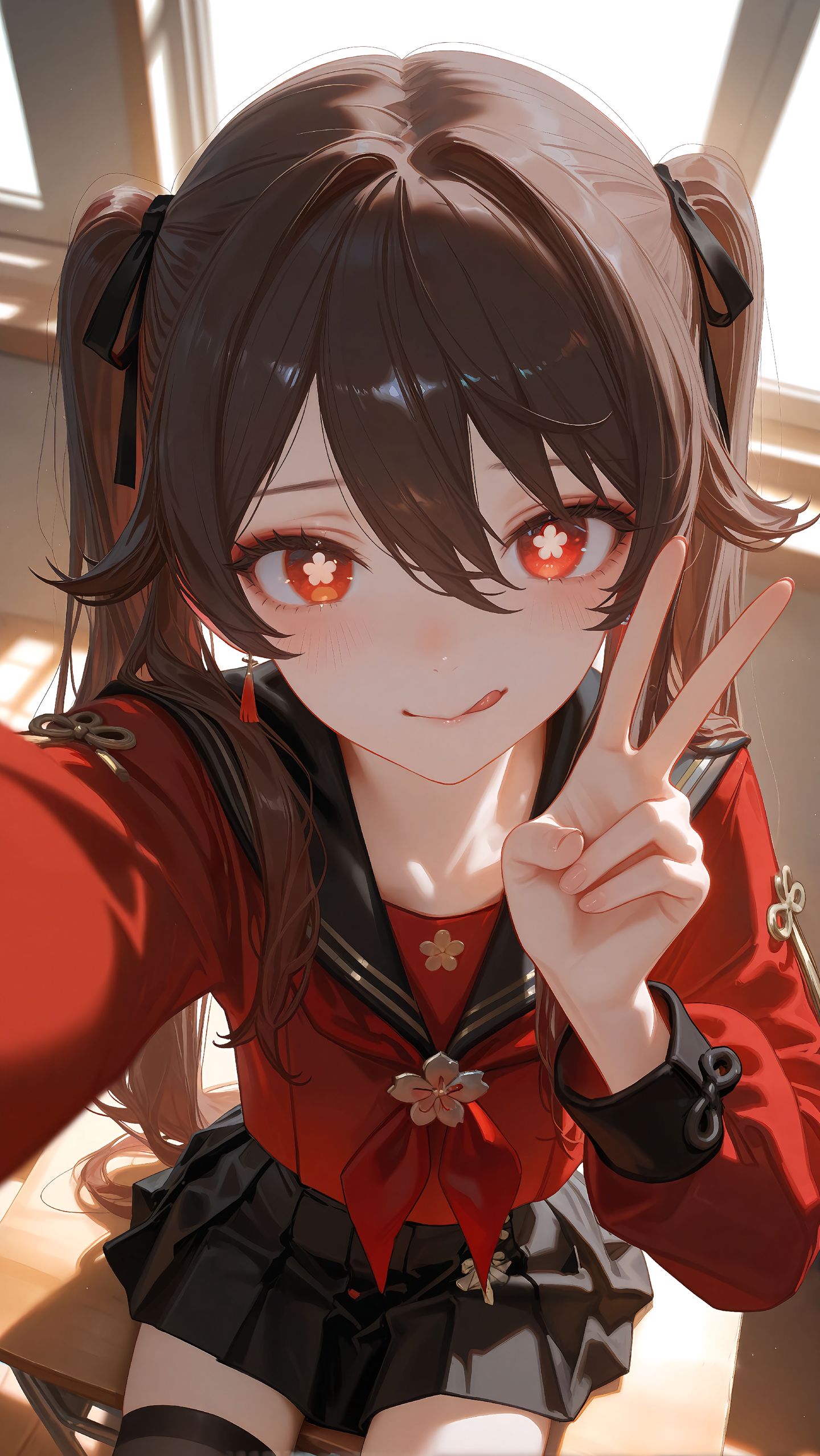 原神之高中生？八重神子 雷电将军 神里绫华 胡桃,第4张