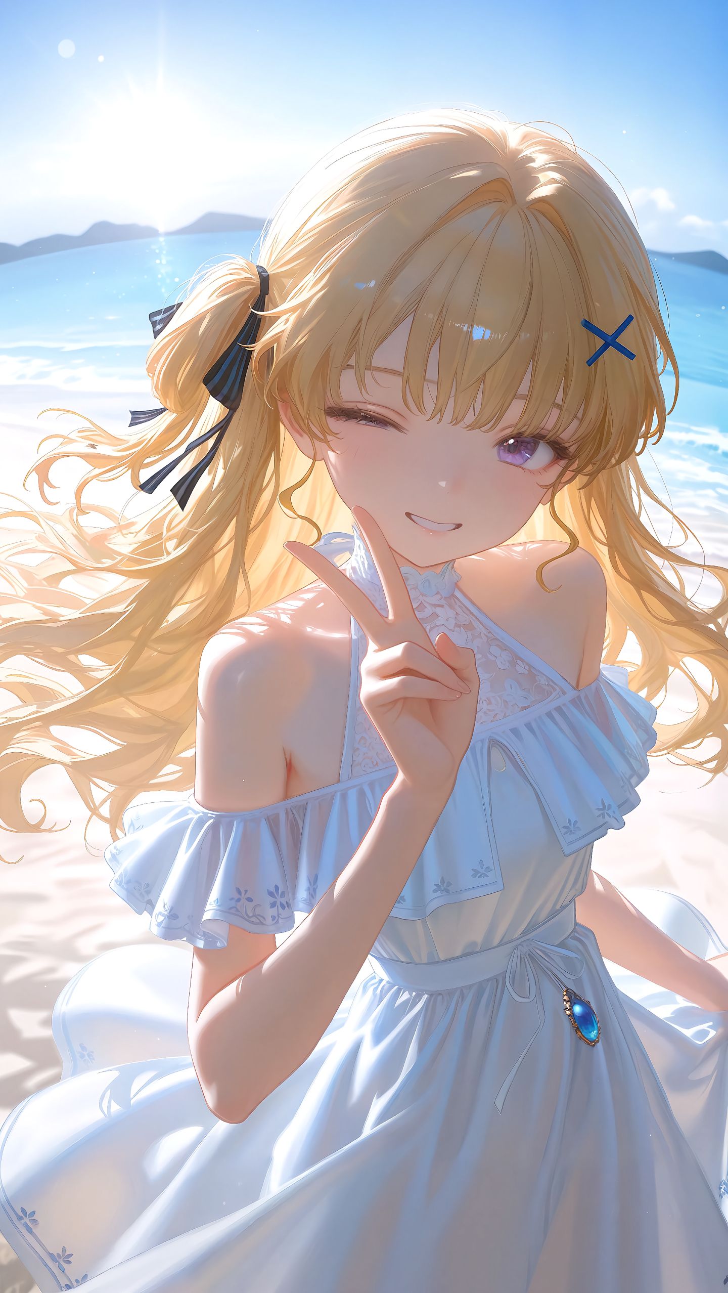 开始热起来了，一起的去海边玩吧 鸣潮 卡提希娅 今汐 尤诺 珂莱塔,第4张