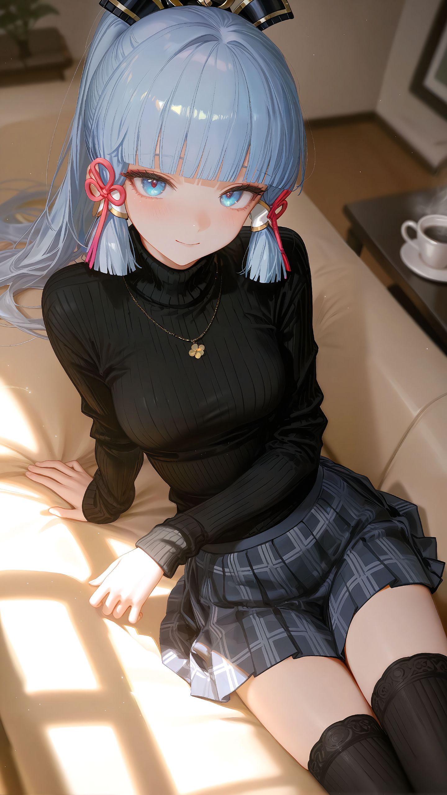 早安午安晚安 今天也要平平安安。原神 神里绫华 八重神子 雷电将军 甘雨,第2张