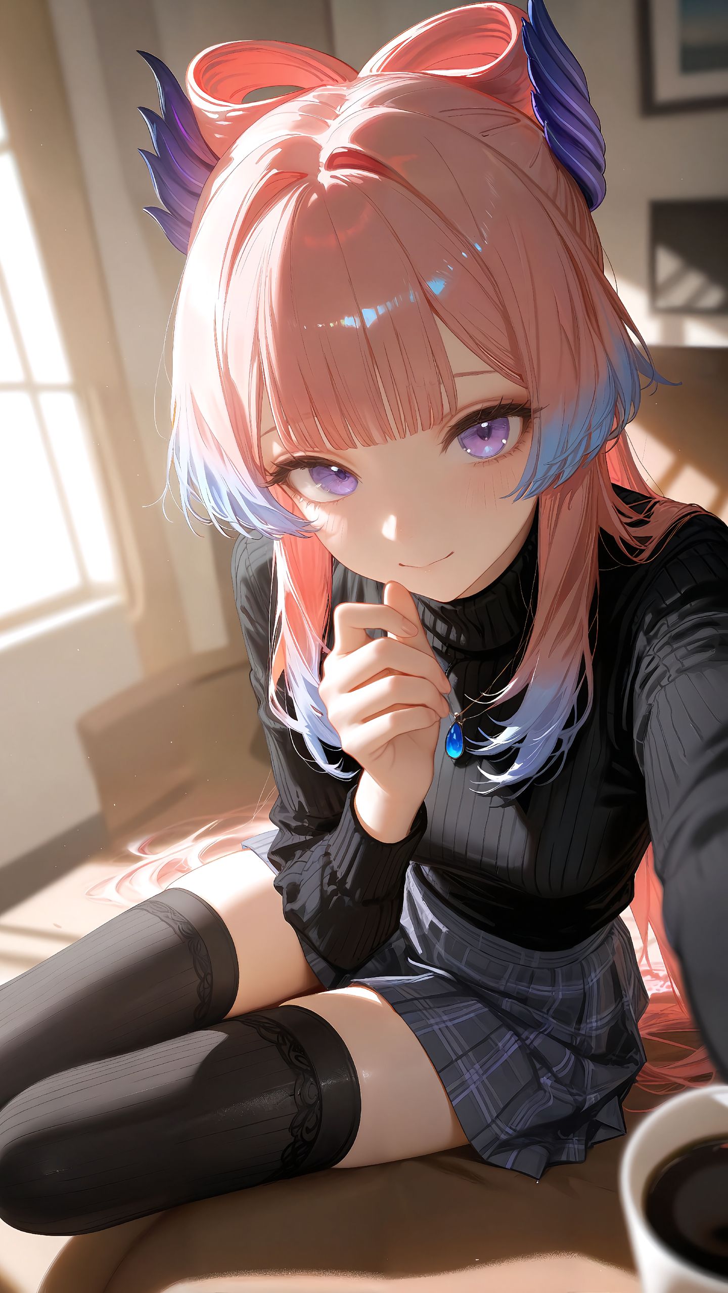 早安午安晚安 今天也要平平安安。原神 神里绫华 八重神子 雷电将军 甘雨,第6张