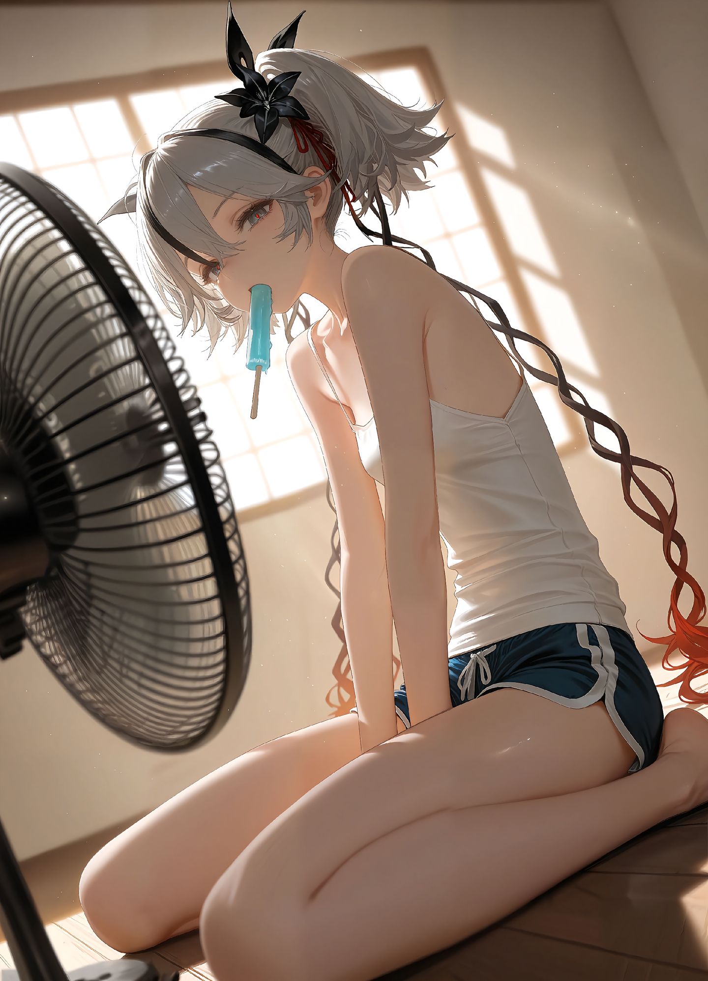 一起吹风扇吃雪糕吧！鸣潮 弗洛洛 椿 珂莱塔 卡提希娅,第2张