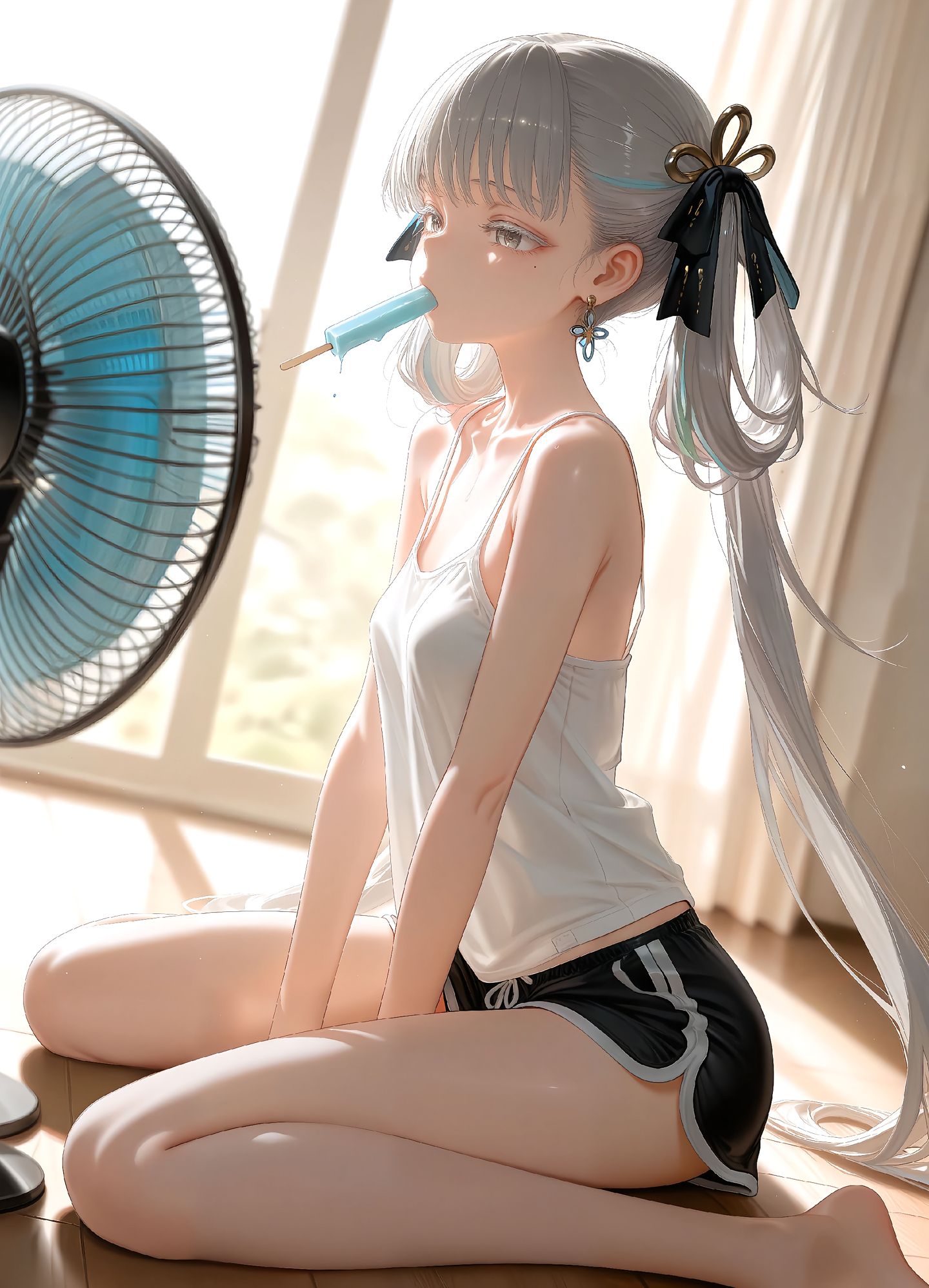 一起吹风扇吃雪糕吧！鸣潮 弗洛洛 椿 珂莱塔 卡提希娅,第5张