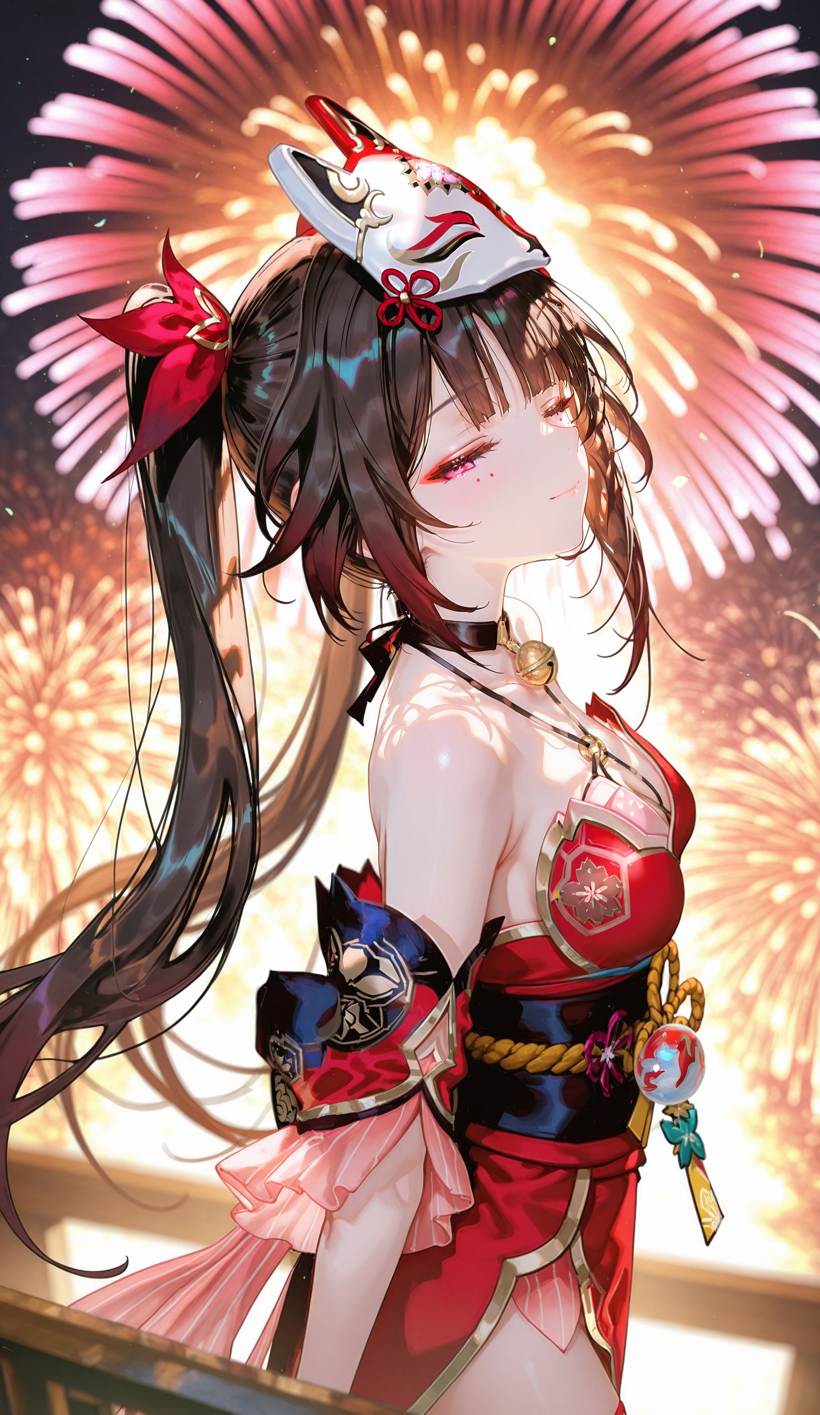 花火 崩坏星穹铁道 ai二次元壁纸 烟花,第4张