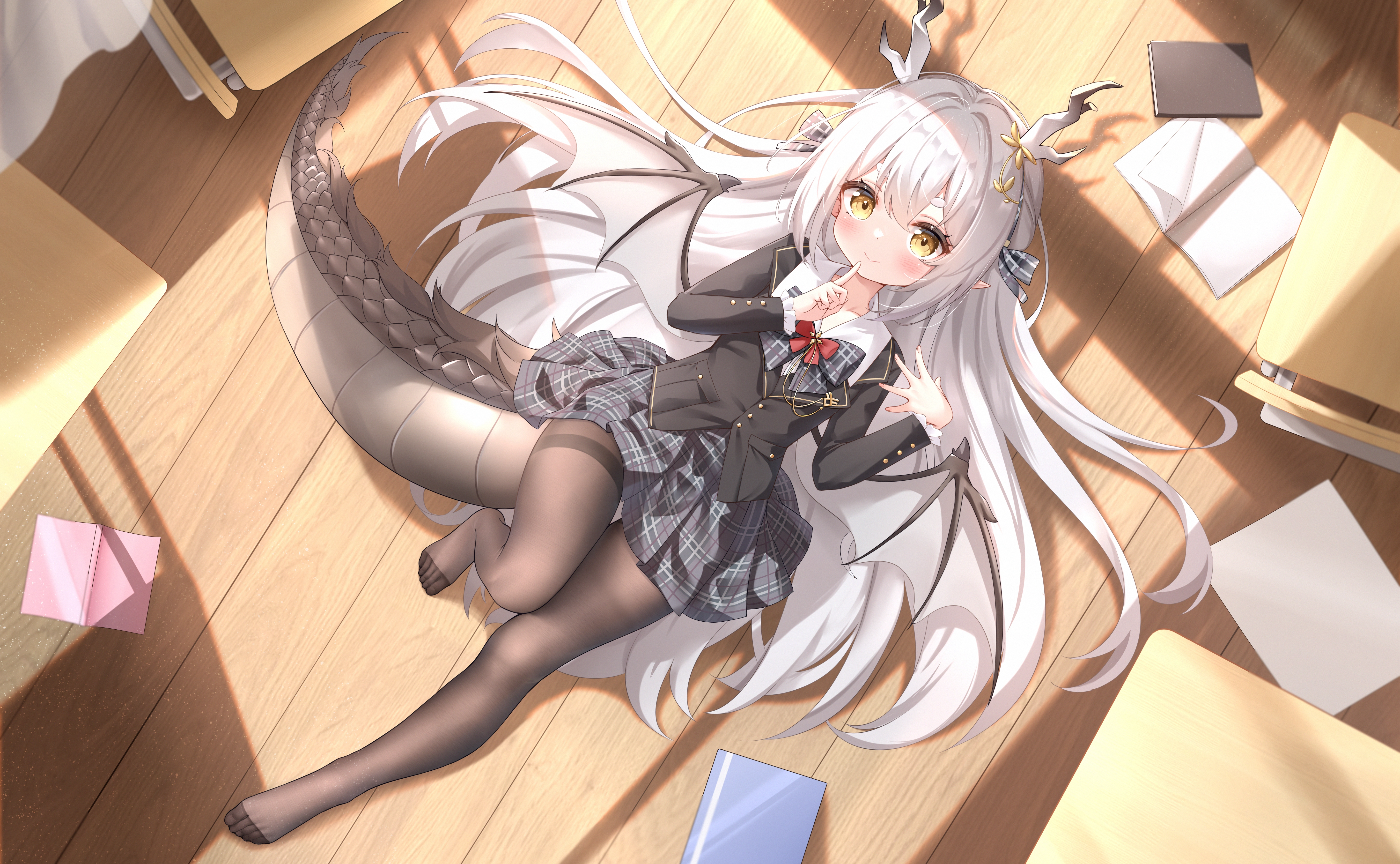 耳朵 校服 尾巴 翅膀,第1张