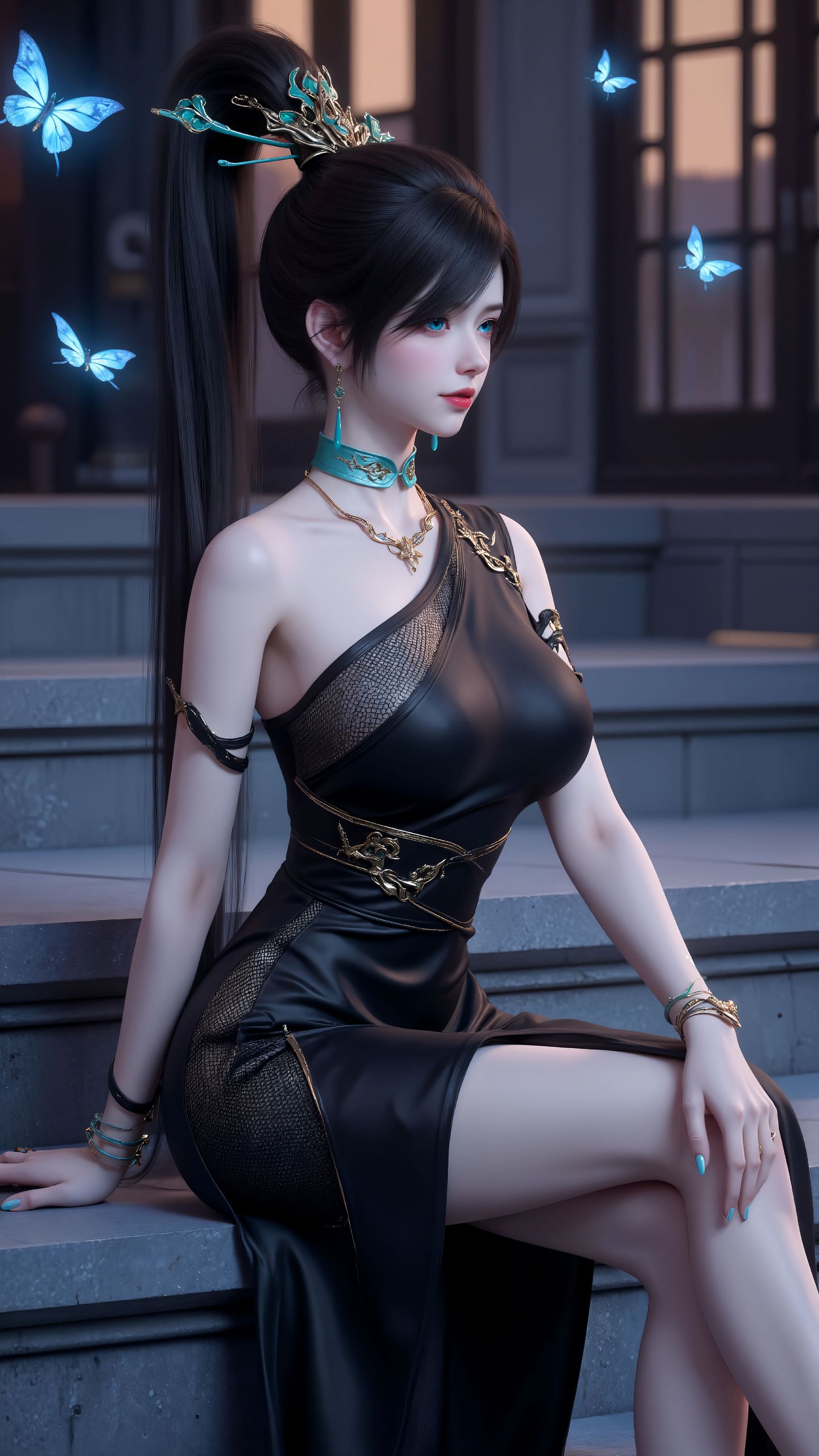 斗破苍穹 青鳞 大长腿 完美身材 职业装,第5张