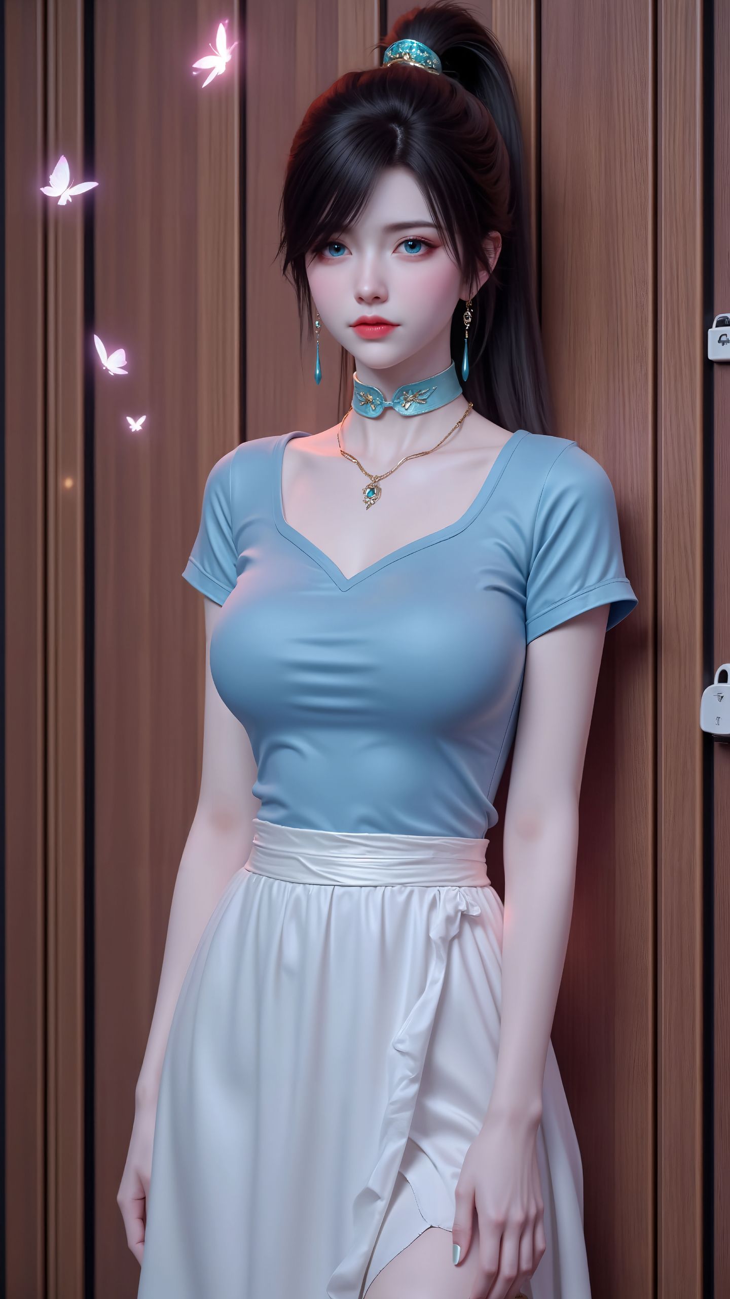 斗破苍穹 青鳞 大长腿 完美身材 职业装,第9张