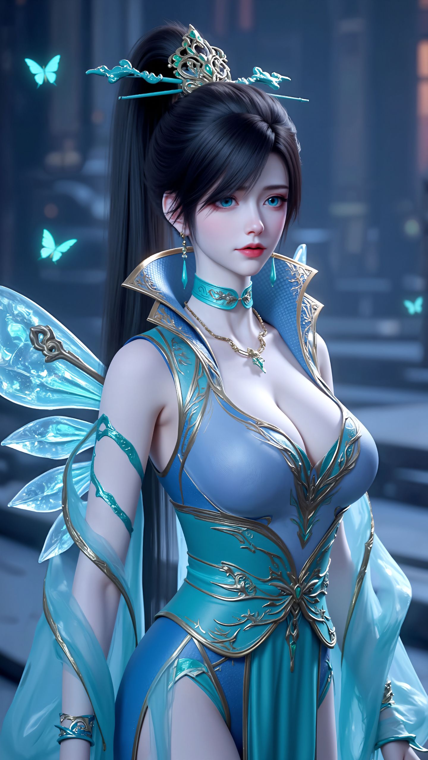 斗破苍穹 青鳞 大长腿 完美身材 职业装,第11张