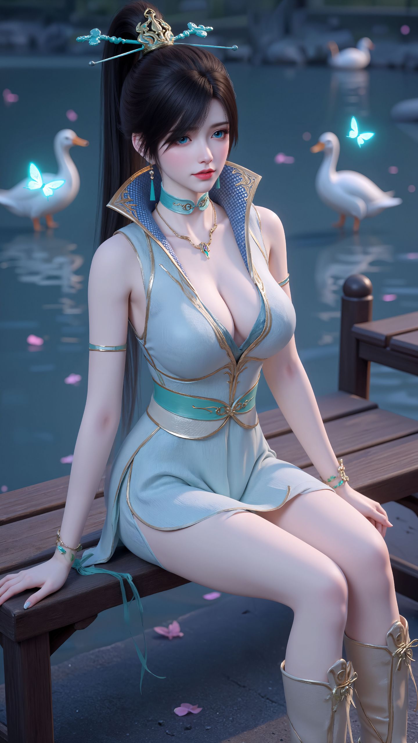 斗破苍穹 青鳞 大长腿 完美身材 职业装,第8张