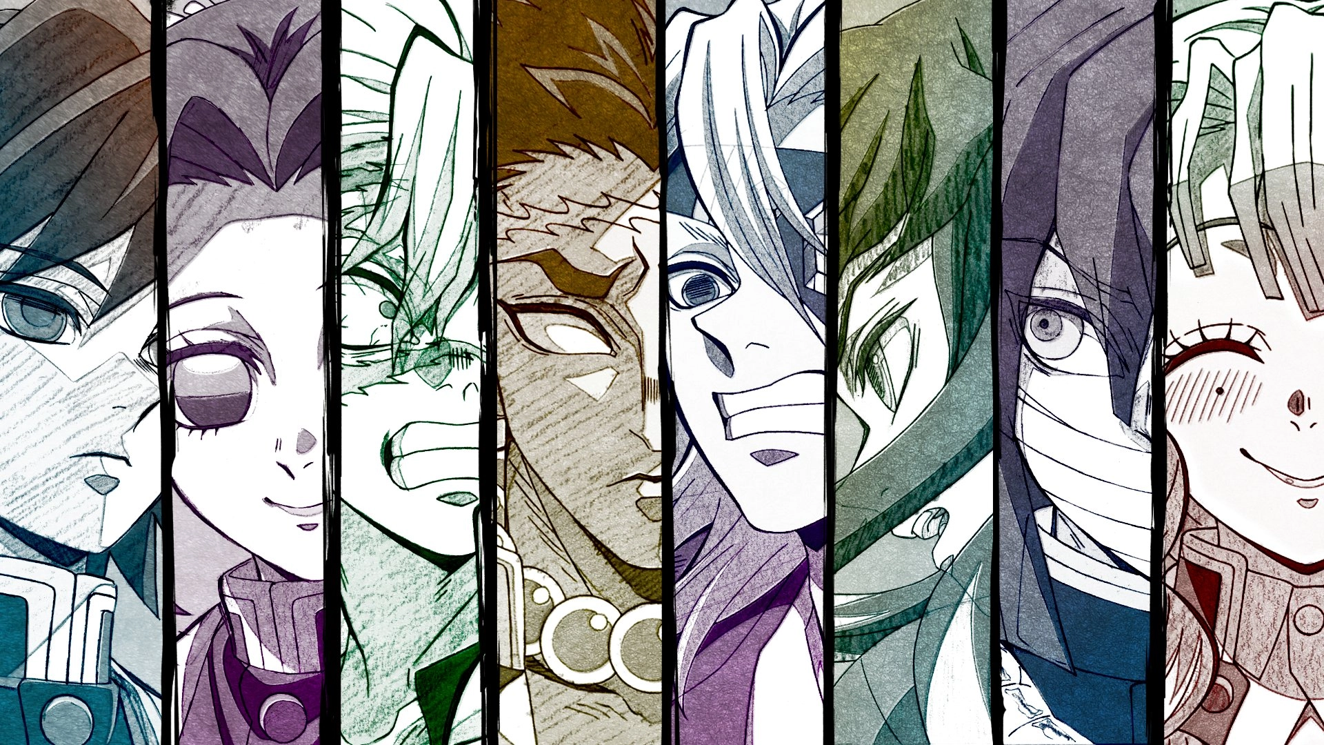 鬼灭之刃系列 电脑桌面超高清壁纸 动画动漫图片,第1张