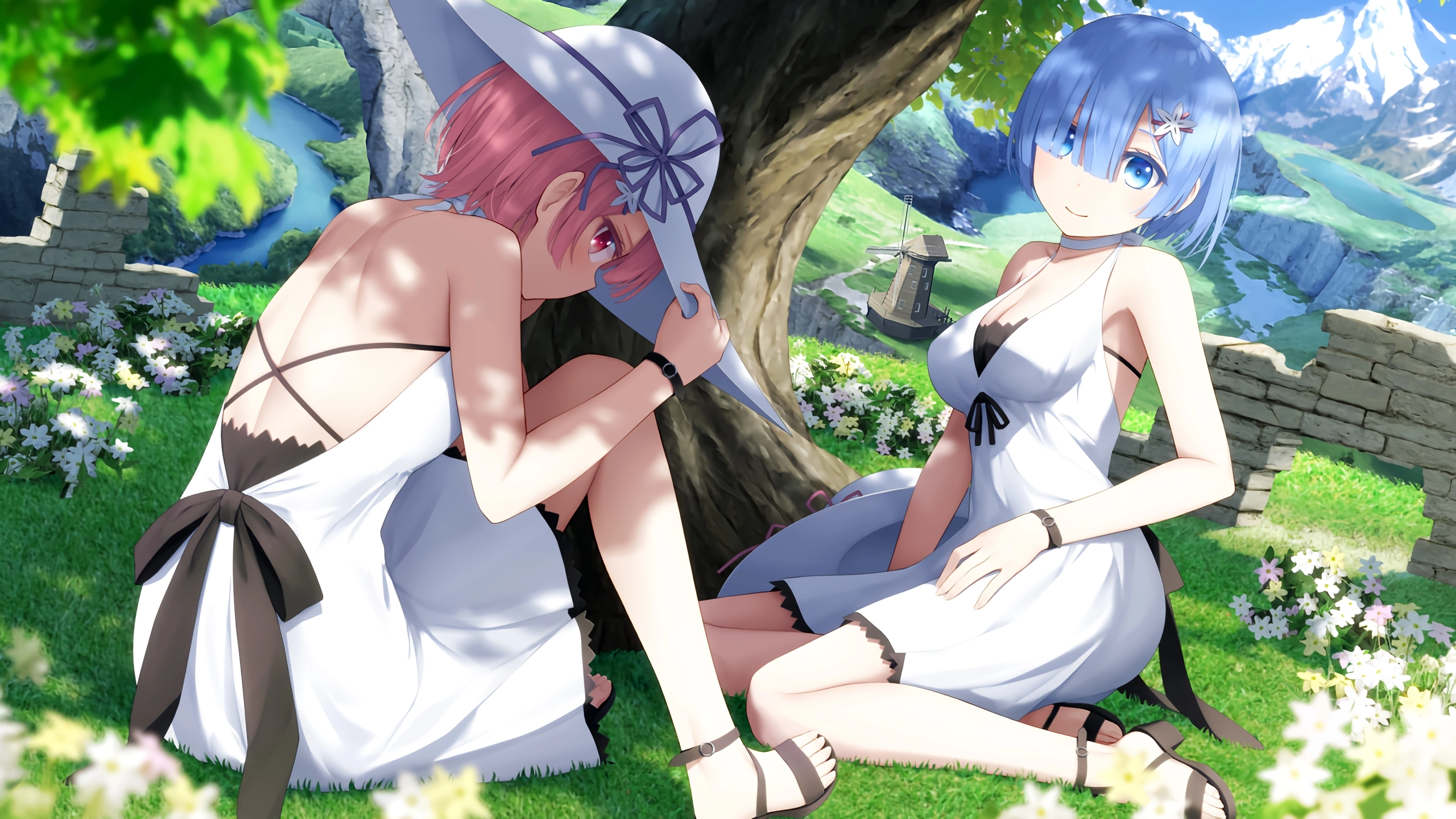 Re:从零开始的异世界生活 动画动漫超清电脑壁纸 雷姆,第1张