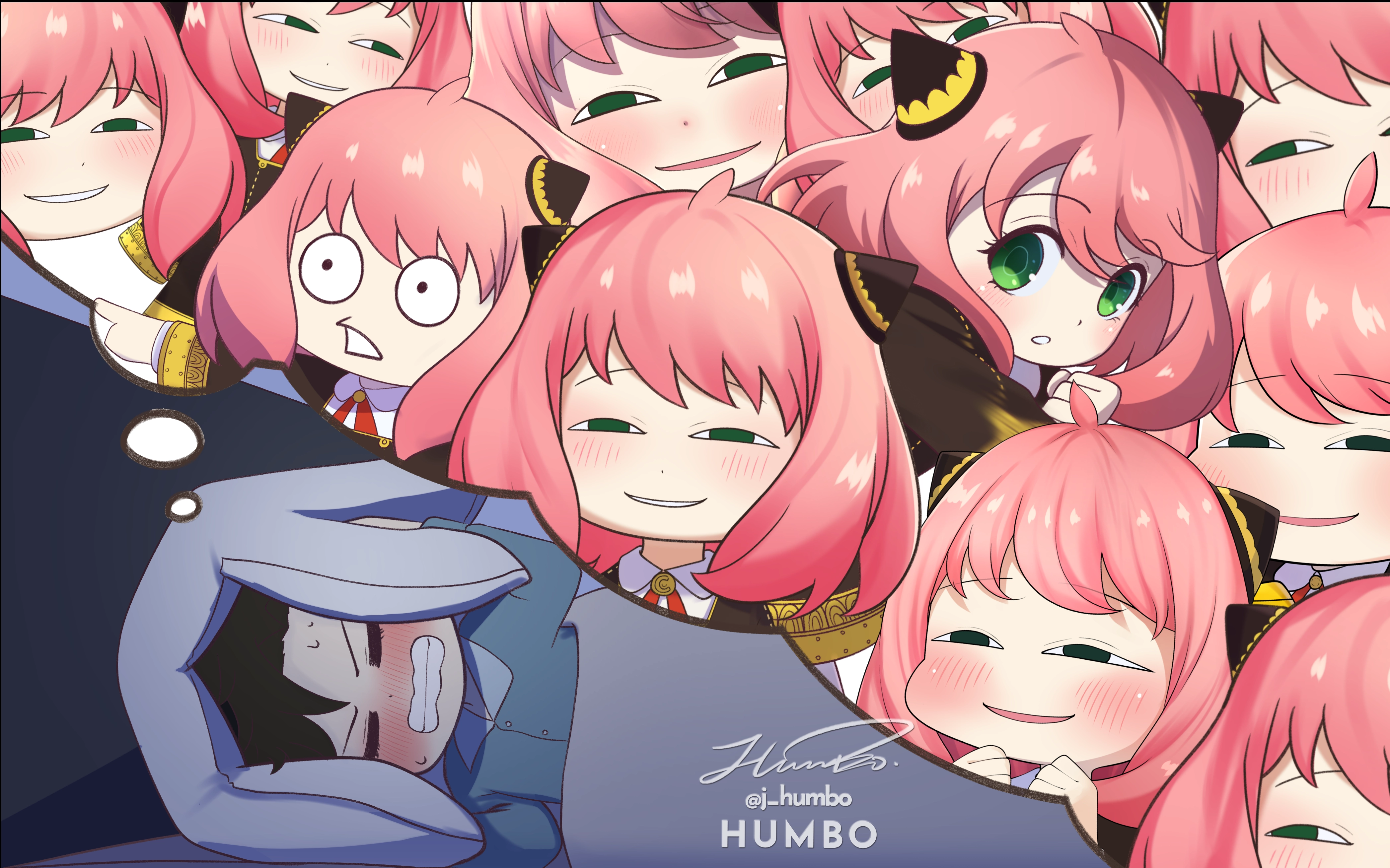 动画动漫 电脑桌面超高清壁纸 阿尼亚 约尔,第1张