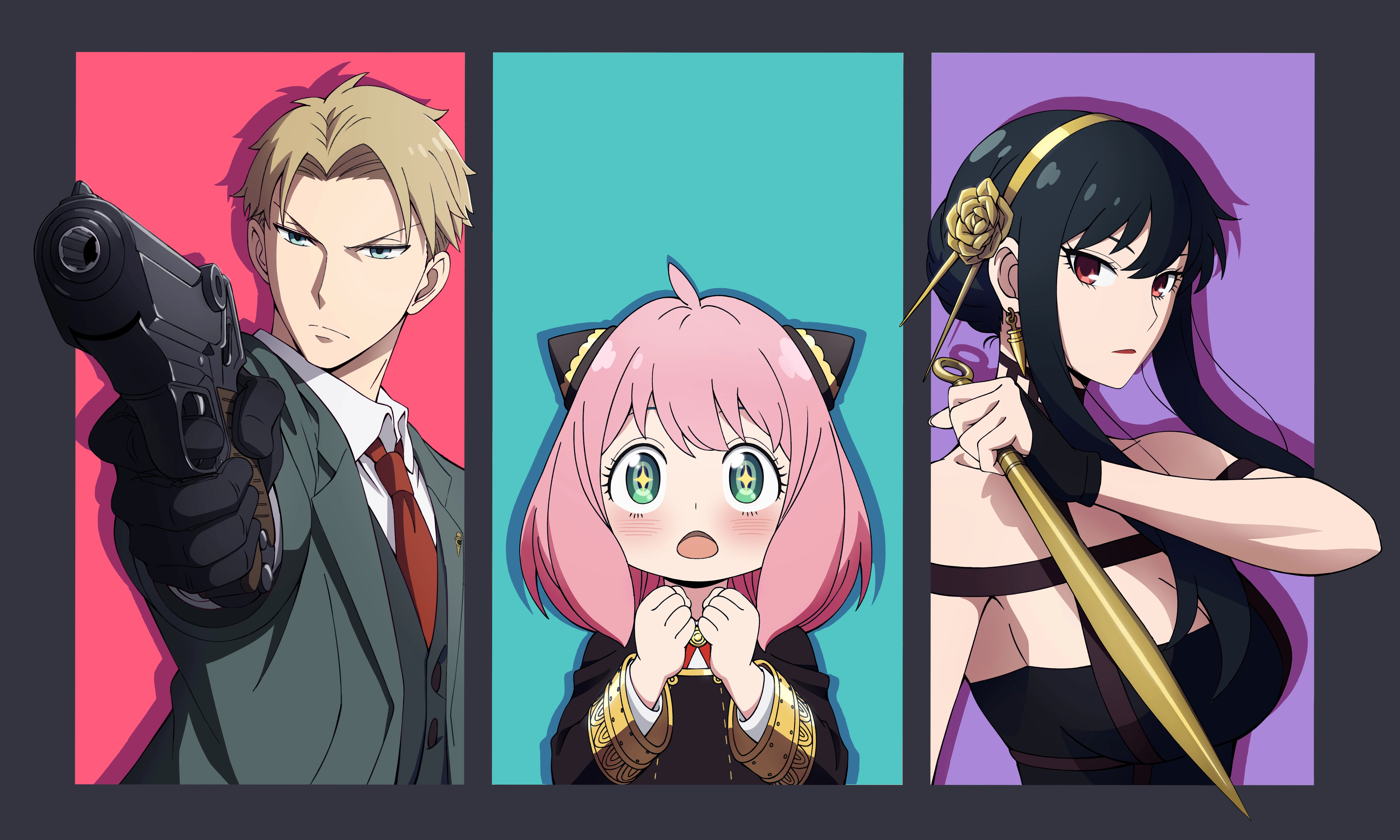 动画动漫 电脑桌面超高清壁纸 阿尼亚 约尔,第1张