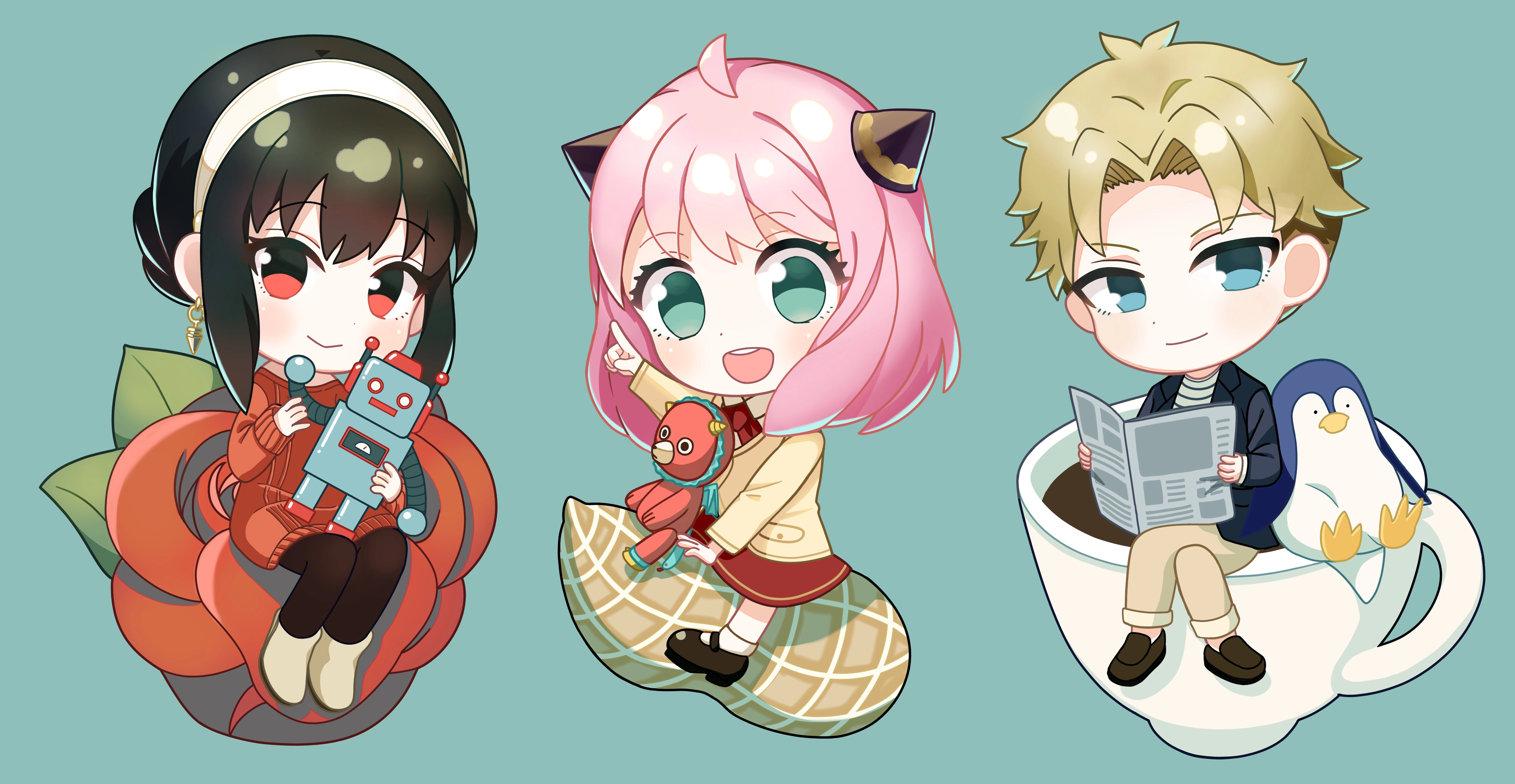 动画动漫 电脑桌面超高清壁纸 阿尼亚 约尔,第1张