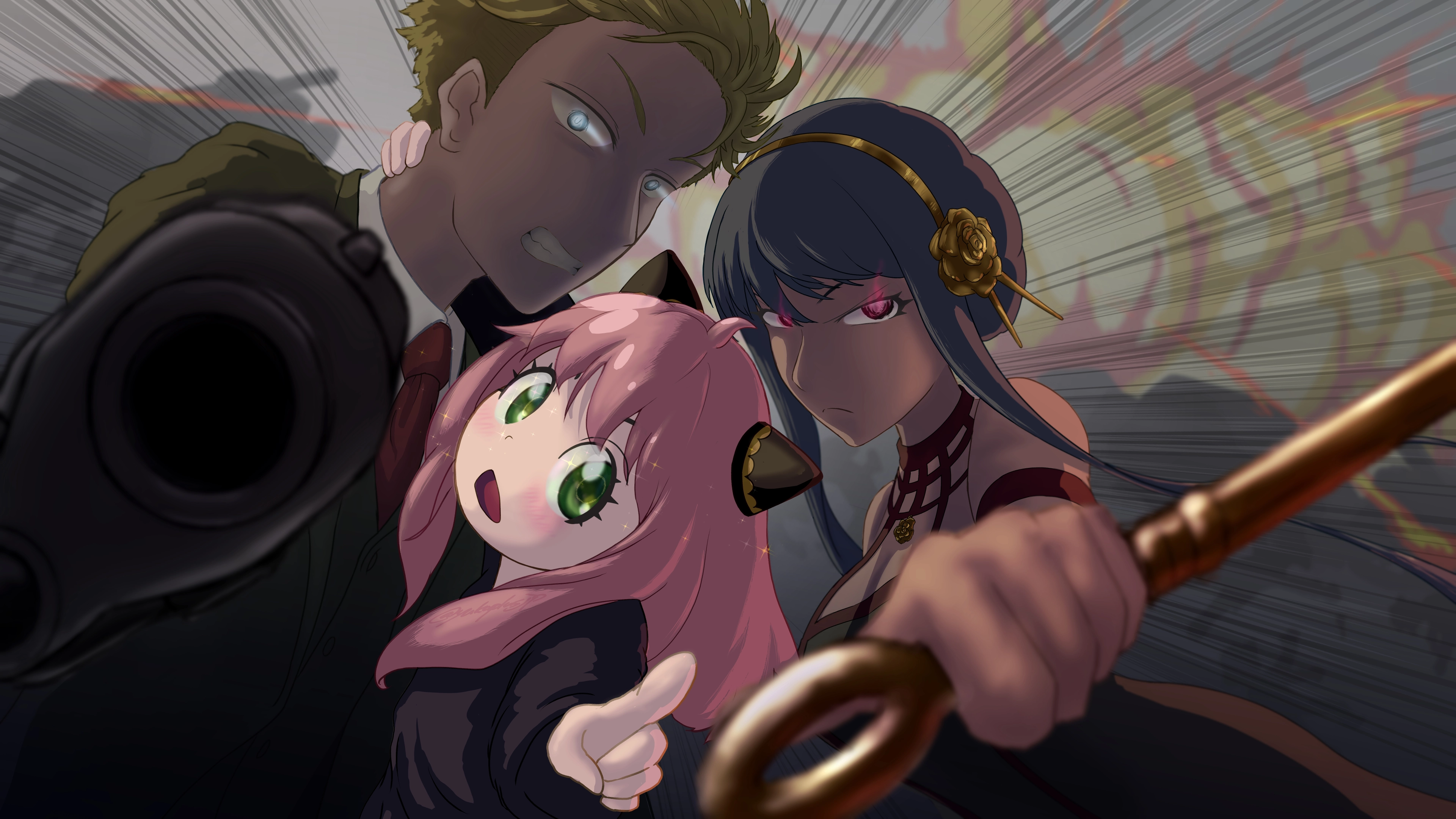 动画动漫 电脑桌面超高清壁纸 阿尼亚 约尔,第1张