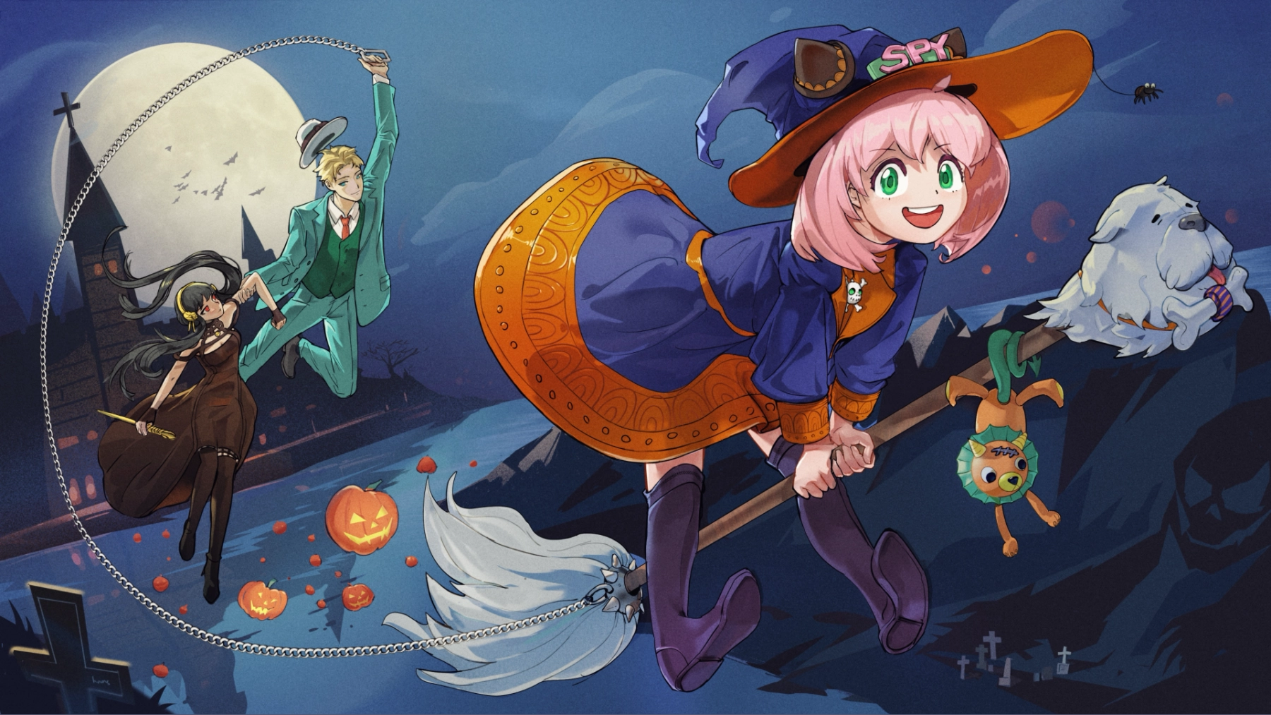 动画动漫 电脑桌面超高清壁纸 阿尼亚 约尔,第1张