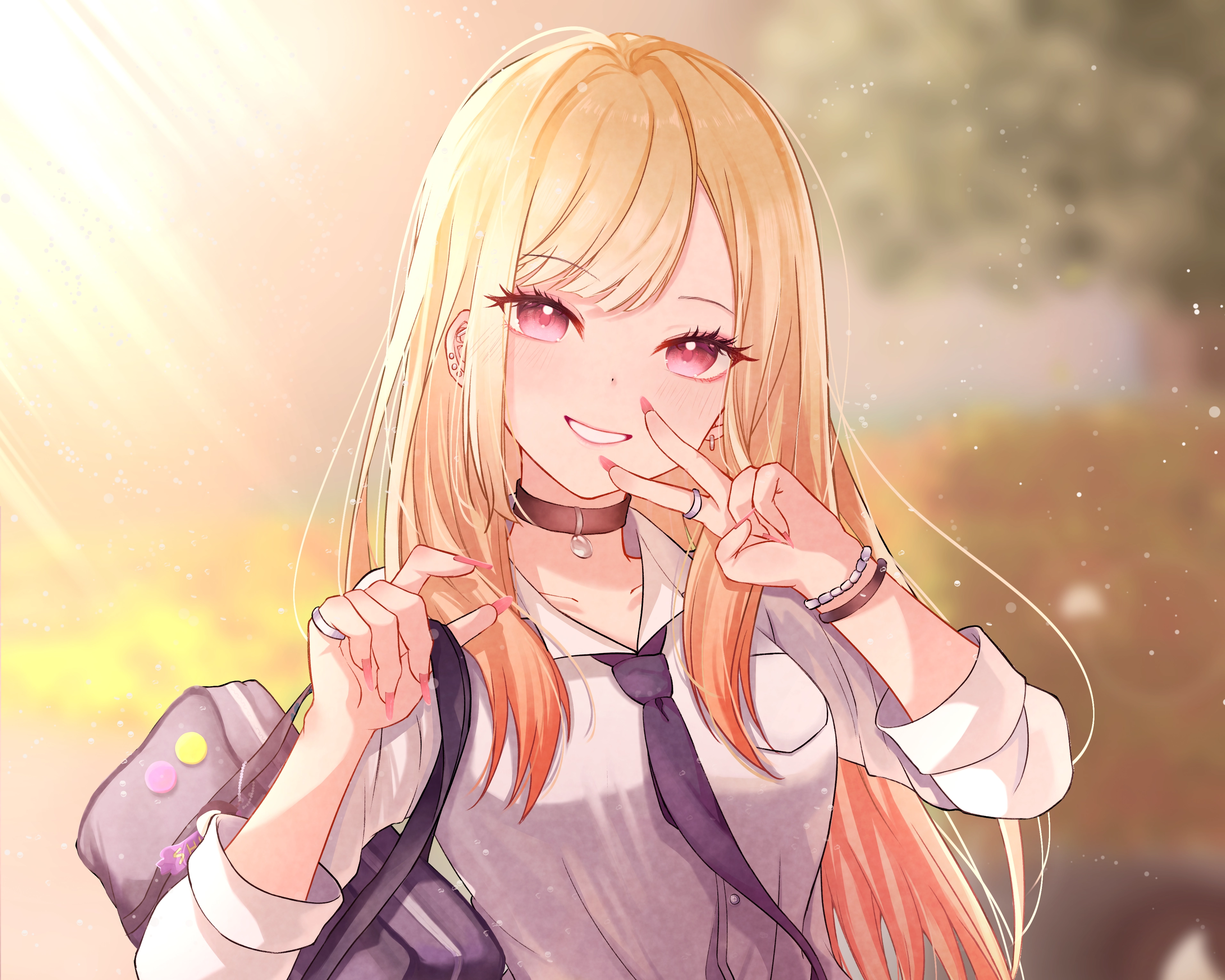 动画 二次元 日漫超高清平板电脑桌面壁纸 喜多川海梦,第1张