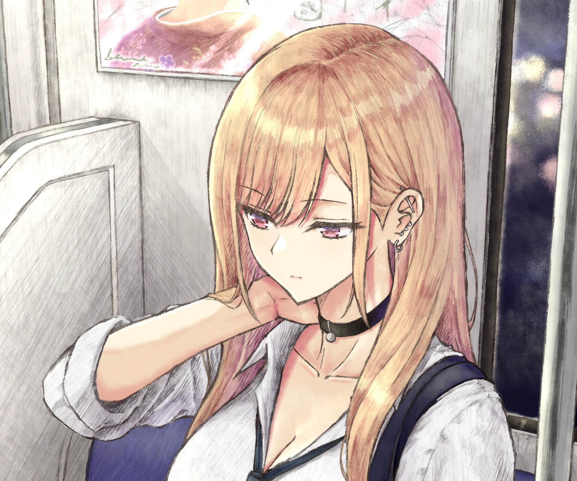 动画 二次元 日漫超高清ipad平板电脑桌面壁纸 喜多川海梦,第1张