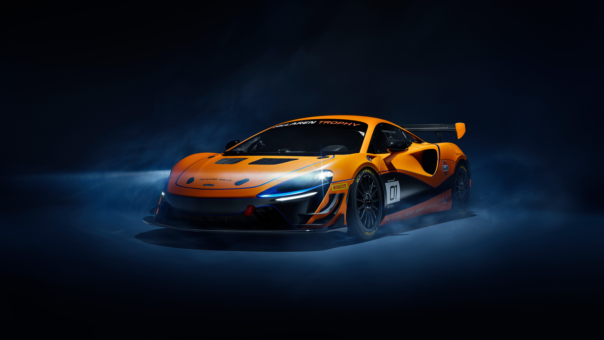 迈凯伦mclaren artura trophy 橙色跑车 超高清壁纸,第1张