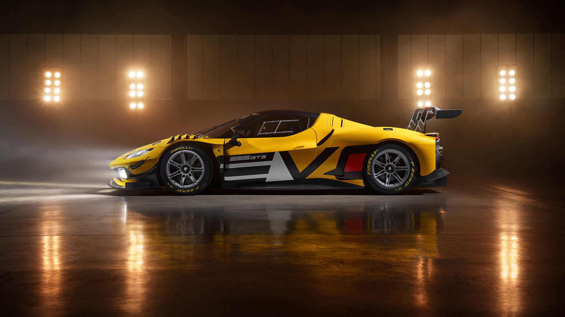 法拉利296 GT3 Evo跑车高清壁纸,第1张