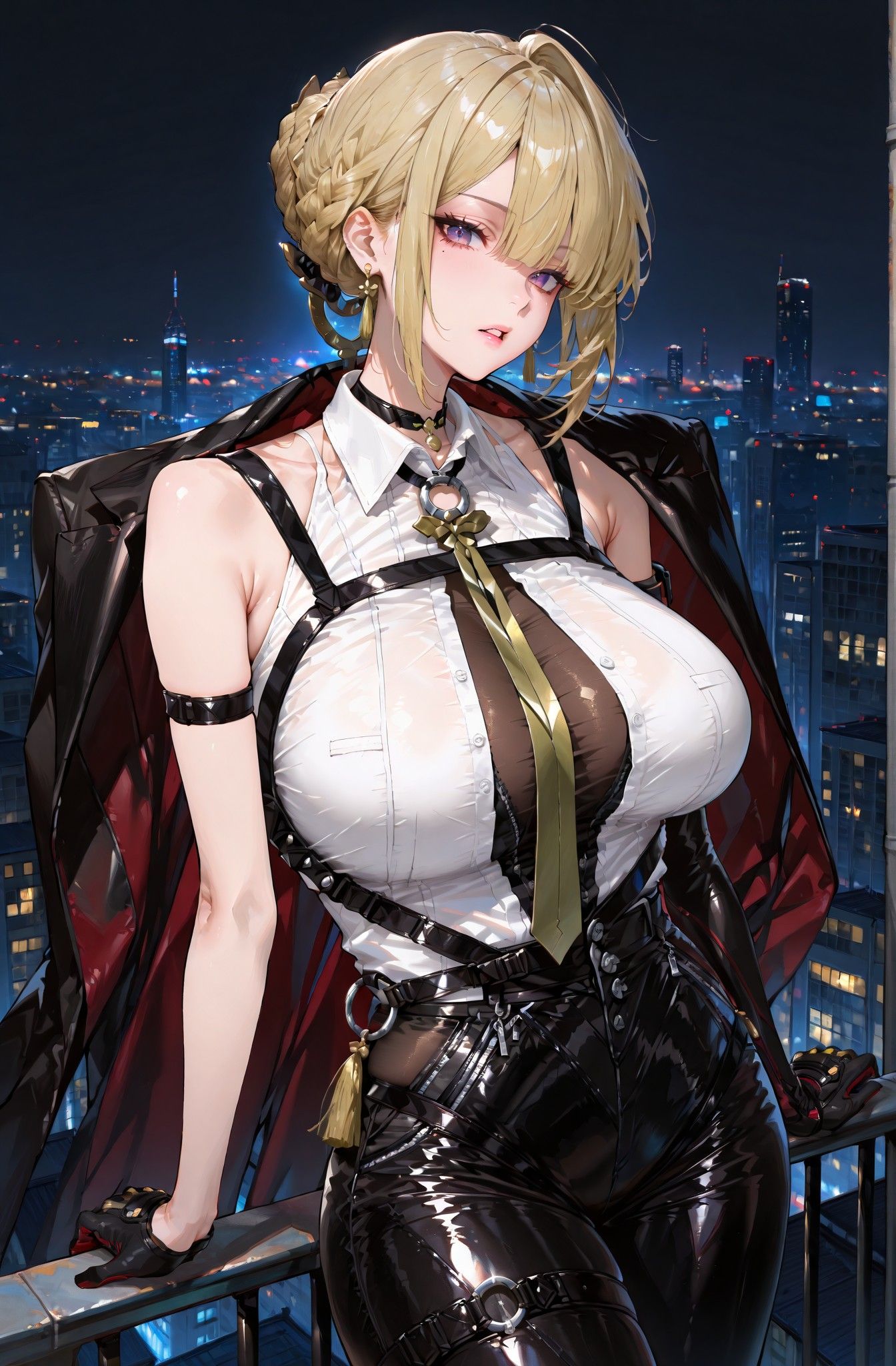 二元次游戏美女角色 绝区零 伊芙琳 皮裤,第2张