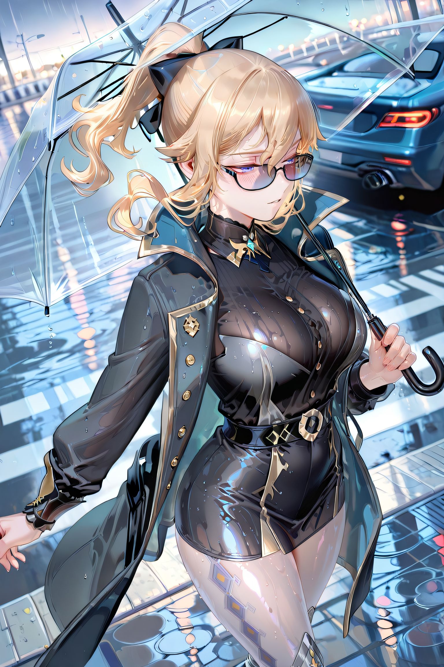 二次元少女 原神 琴 都市美女 街道,第3张