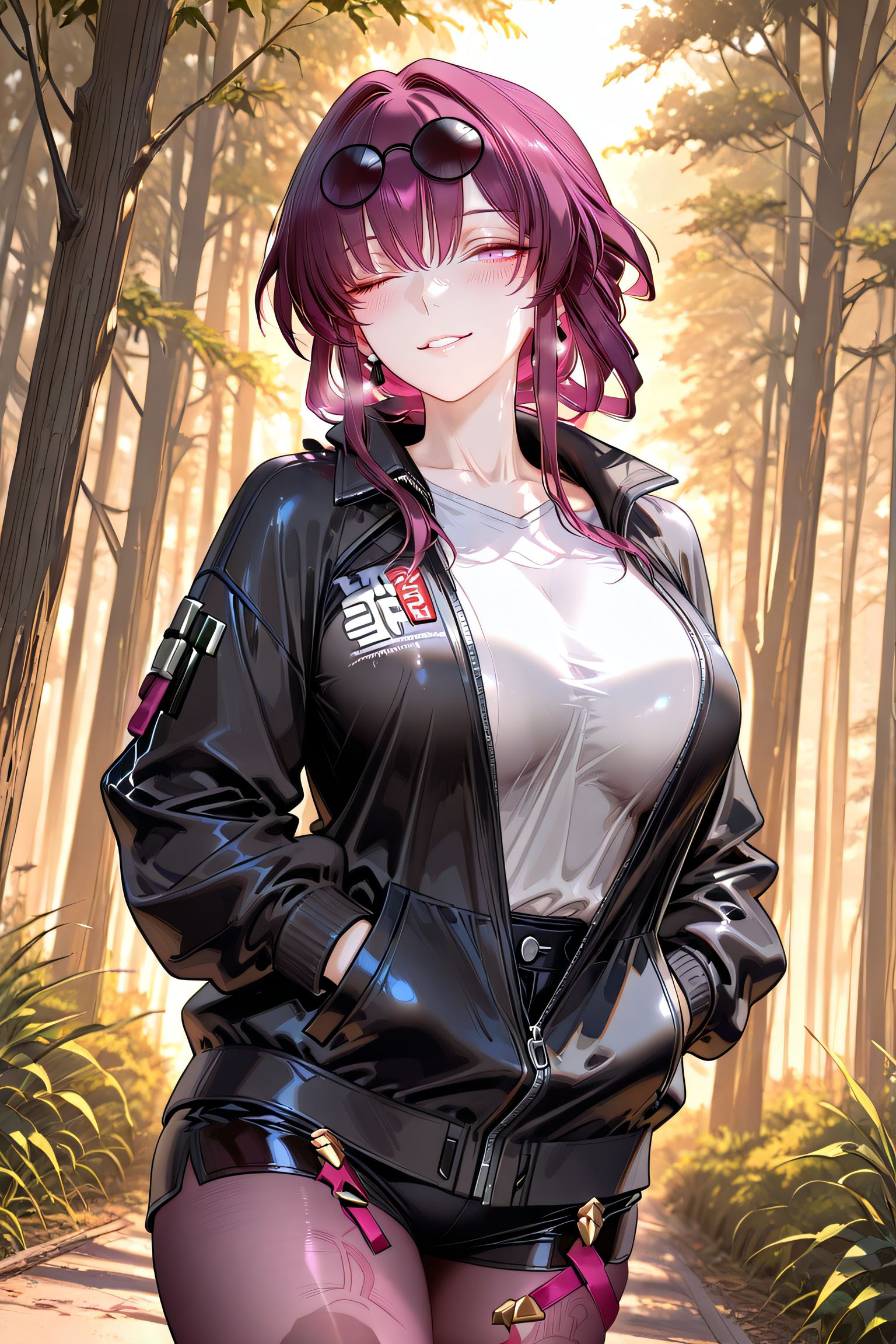 二次元少女 崩坏星穹铁道 卡芙卡 调皮可爱表情,第2张
