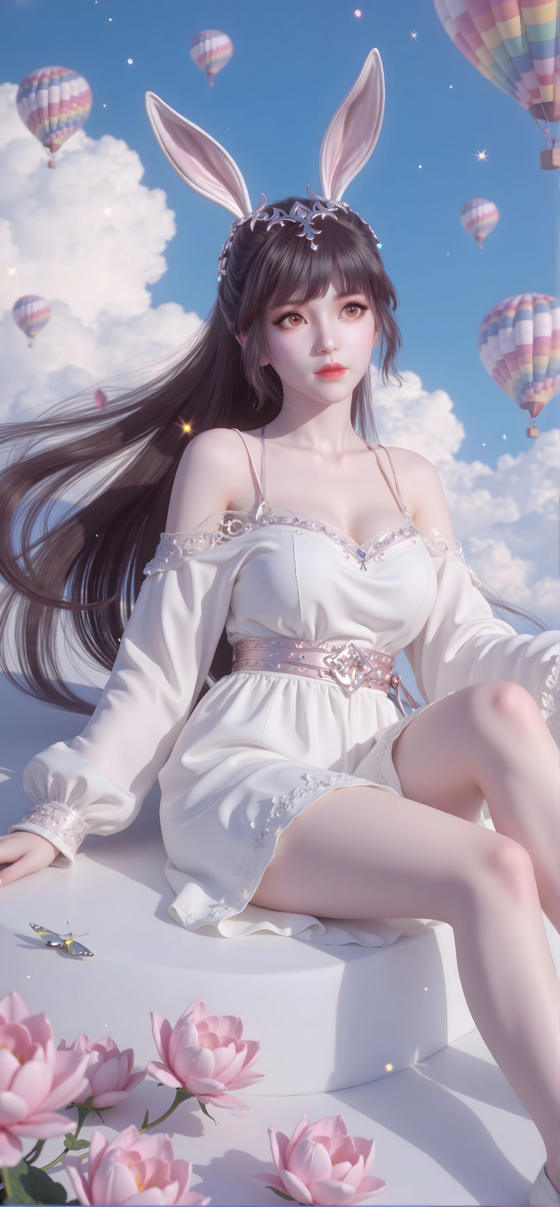 斗罗大陆 小舞 现代装扮 海边 花海,第3张