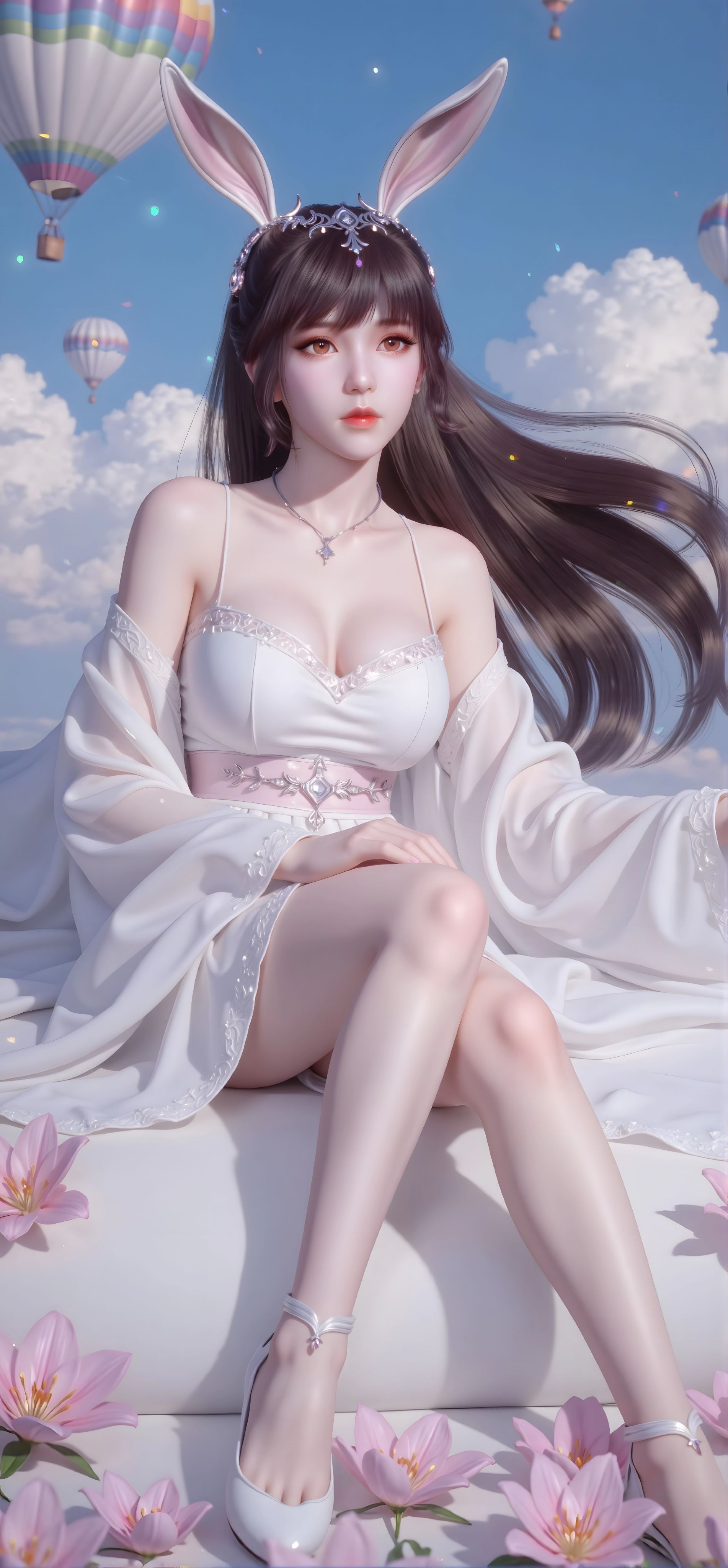 斗罗大陆 小舞 现代装扮 海边 花海,第2张