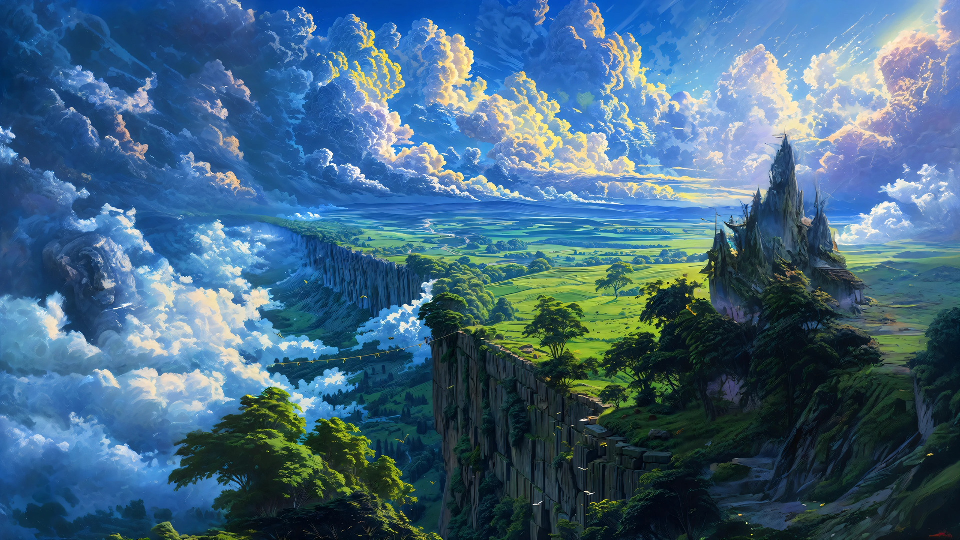 云和山风景电脑壁纸,第1张