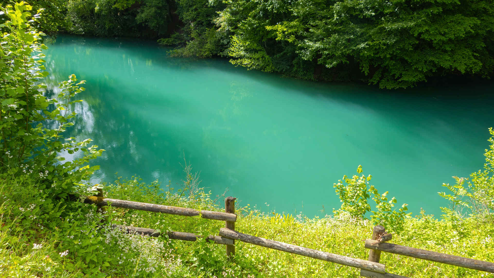 夏天绿水青山风景桌面壁纸,第1张